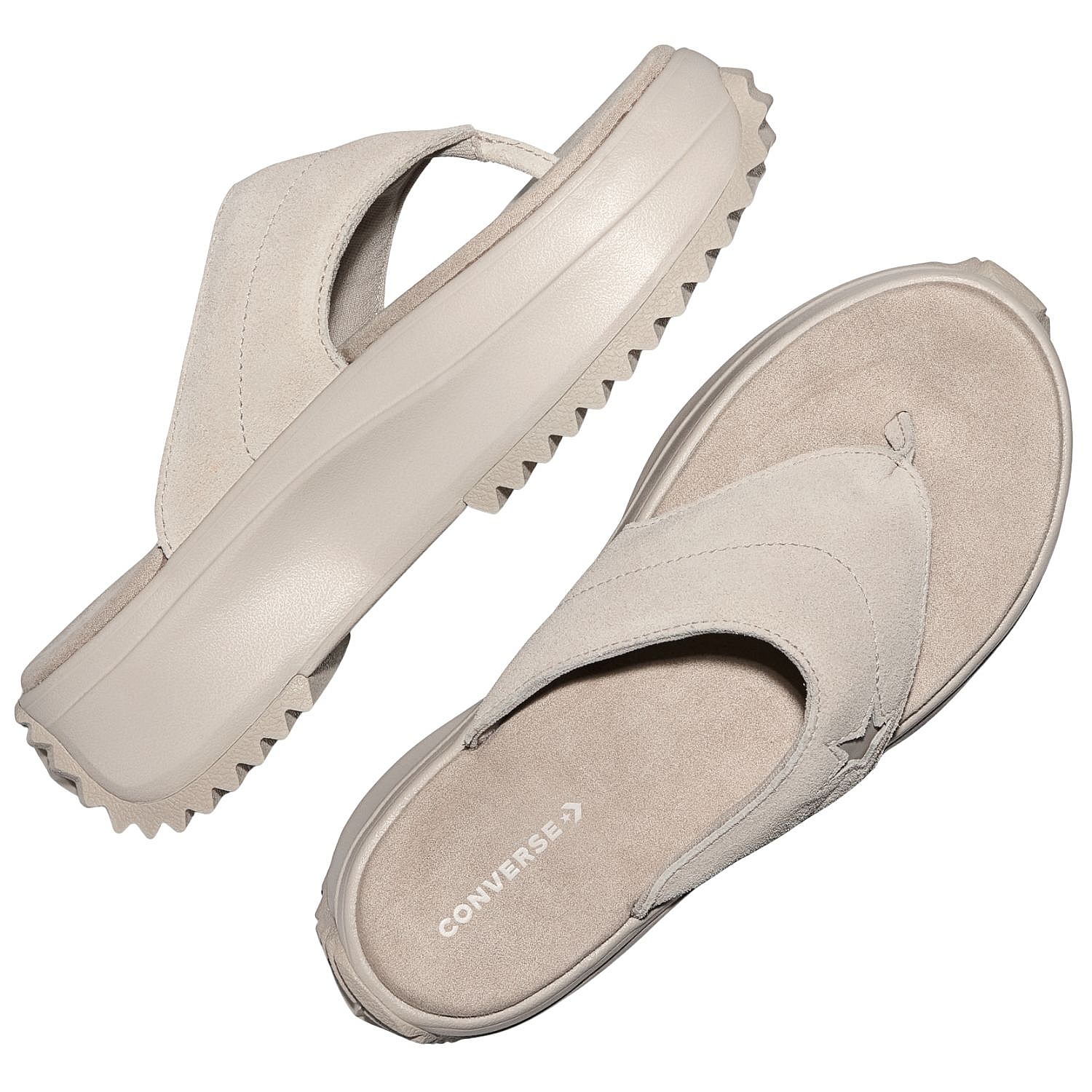 tongs Converse Run Star Platform Suede - A20651/Papyrus/Papyrus/Papyrus - women´s