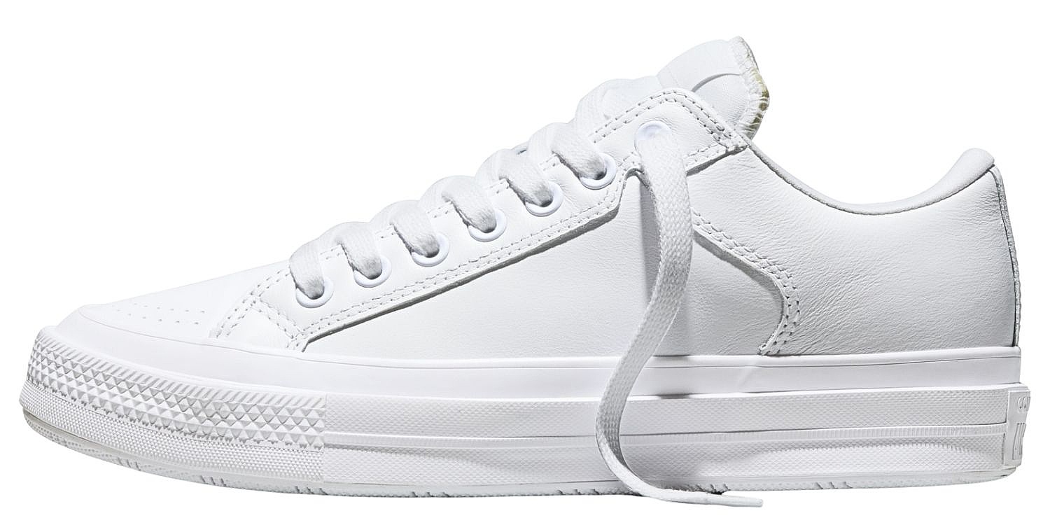 topánky Converse Chuck Taylor Pennant SE OX - A19287/White/White/White