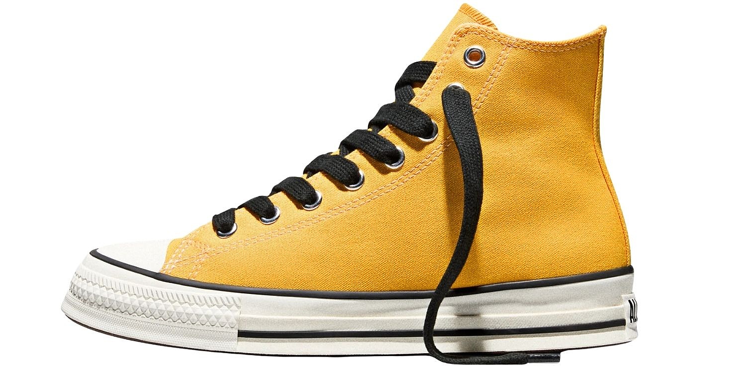 chaussures Converse Chuck Taylor Throwback Hi - A18842/Gold Palm/Vintage White/Black