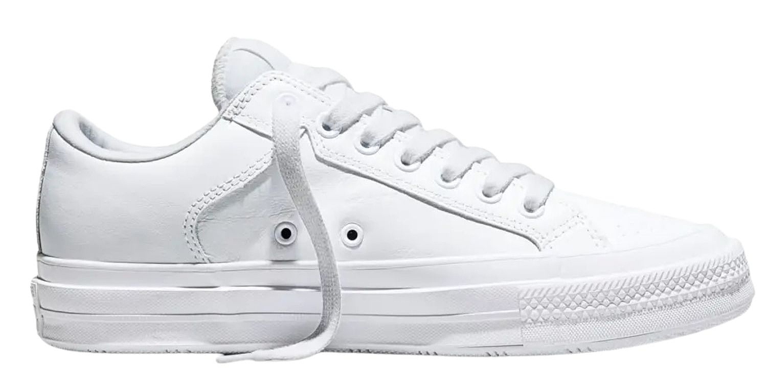 topánky Converse Chuck Taylor Pennant SE OX - A19287/White/White/White