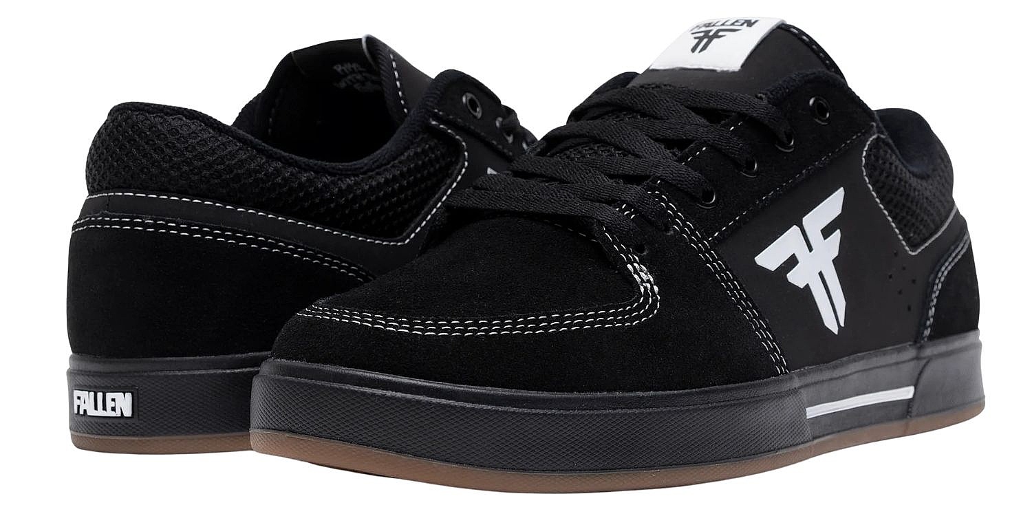 chaussures Fallen Patriot - Black/White/Gum - men´s