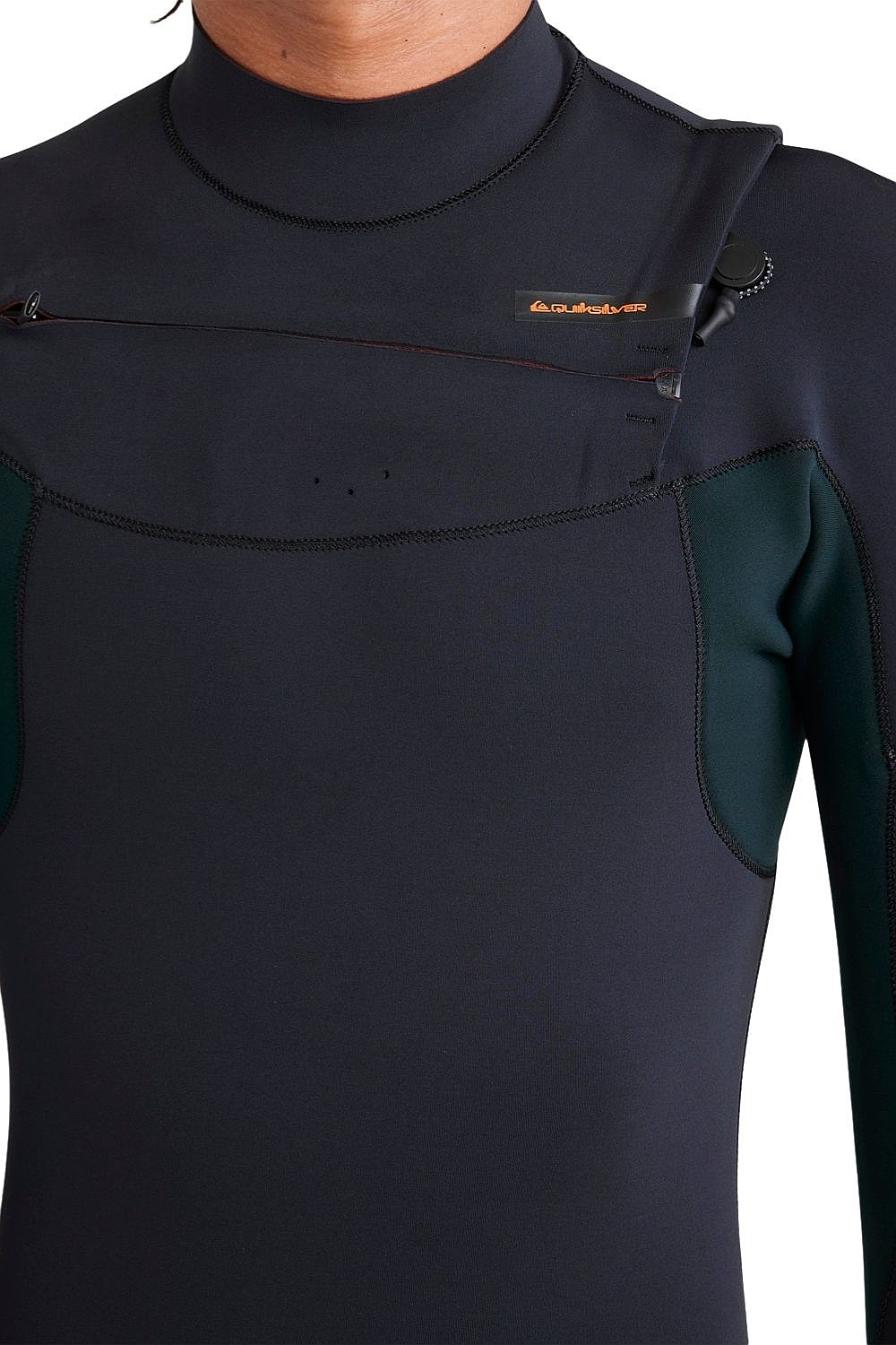 néoprène Quiksilver Everyday Sessions 3/2 Chest Zip LS - GNB0/Jade - men´s