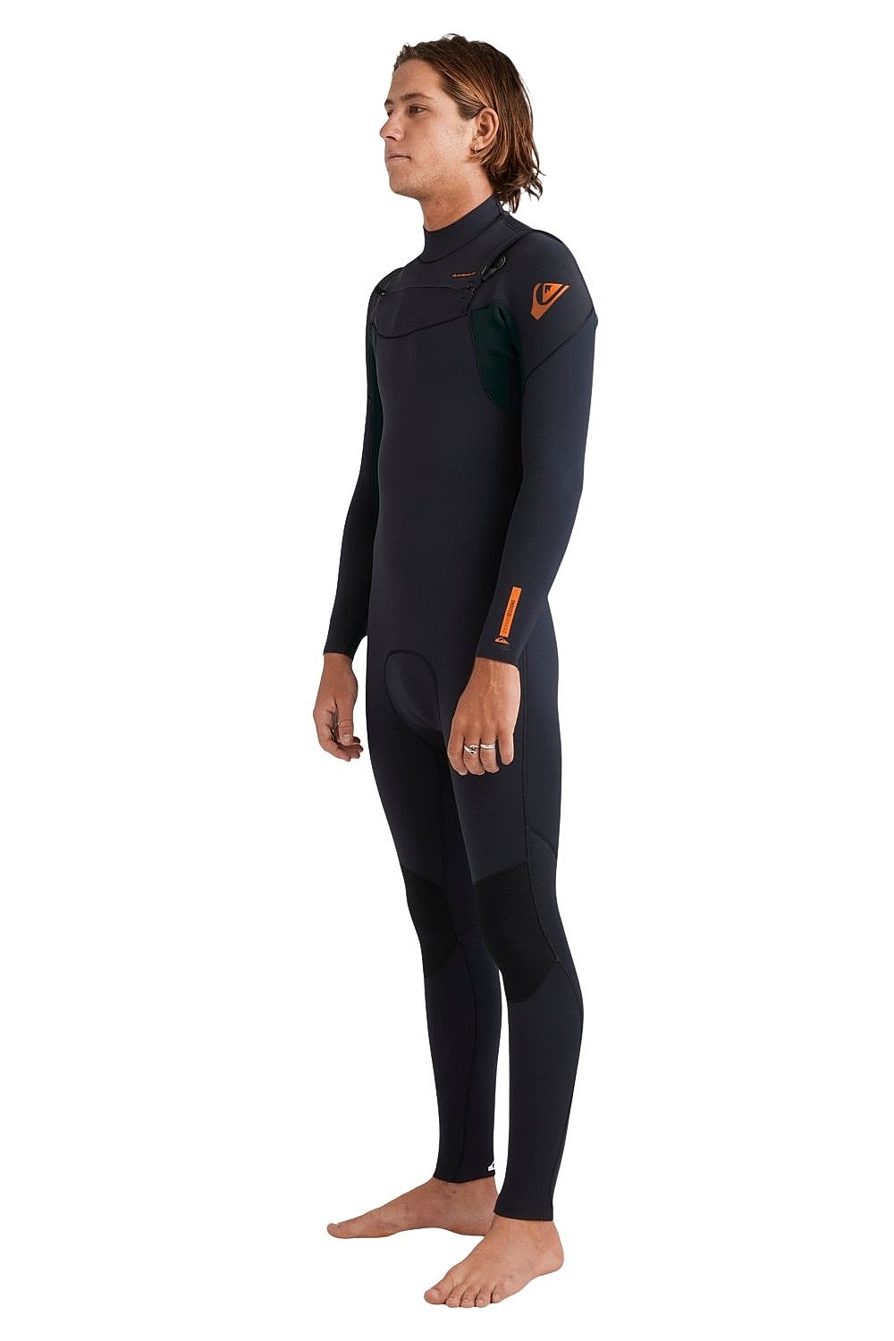 néoprène Quiksilver Everyday Sessions 3/2 Chest Zip LS - GNB0/Jade - men´s