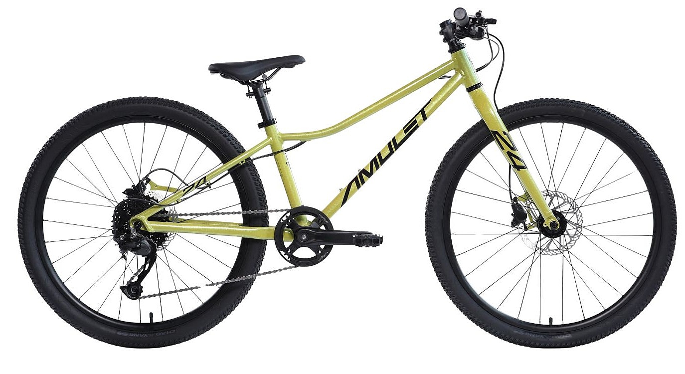 vélo Amulet Youngster Disc 24" - Yellow Pearl/Black - unisex junior
