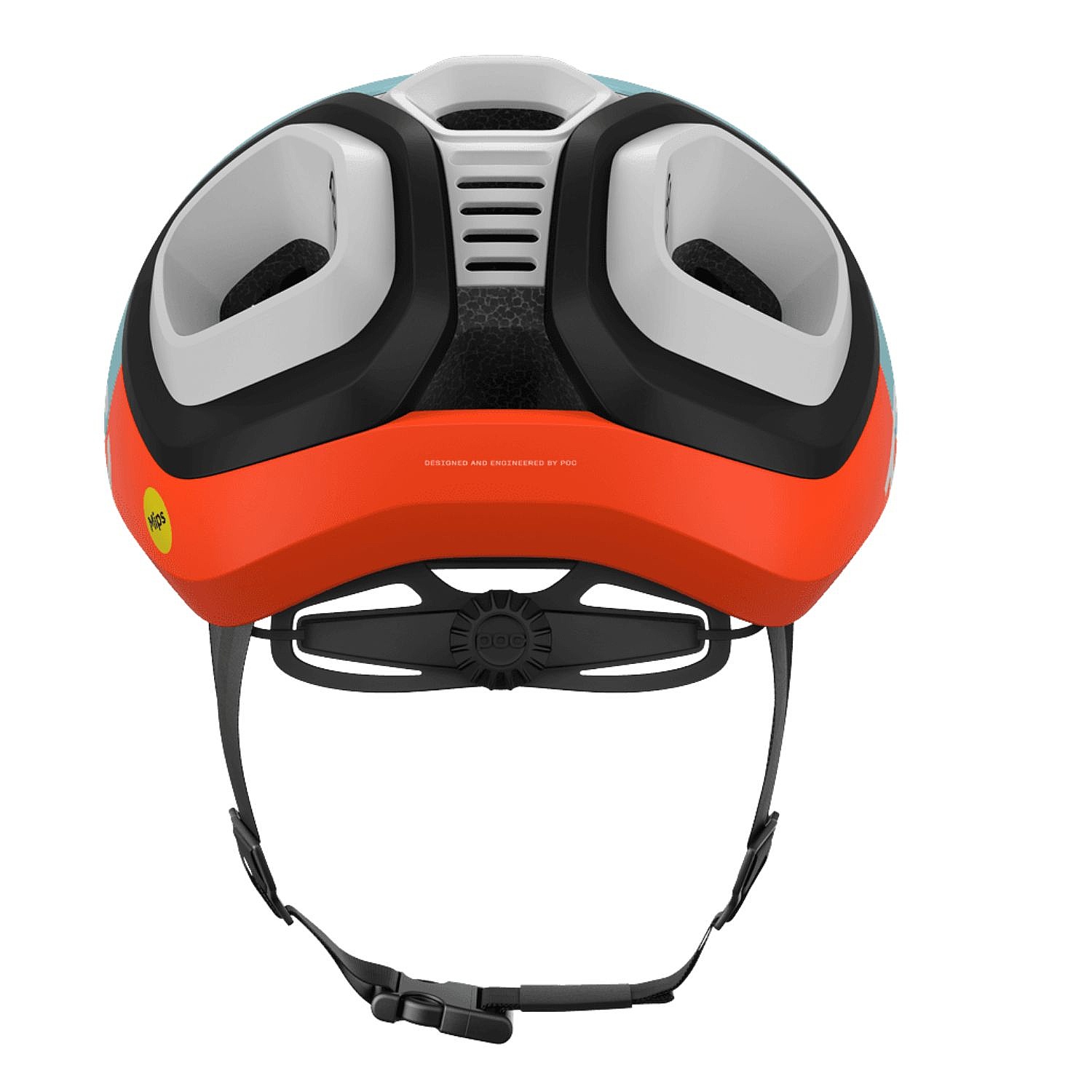 helma Poc Amidal Mips - Indicolite Blue Matt/Carnelian Orange Matt