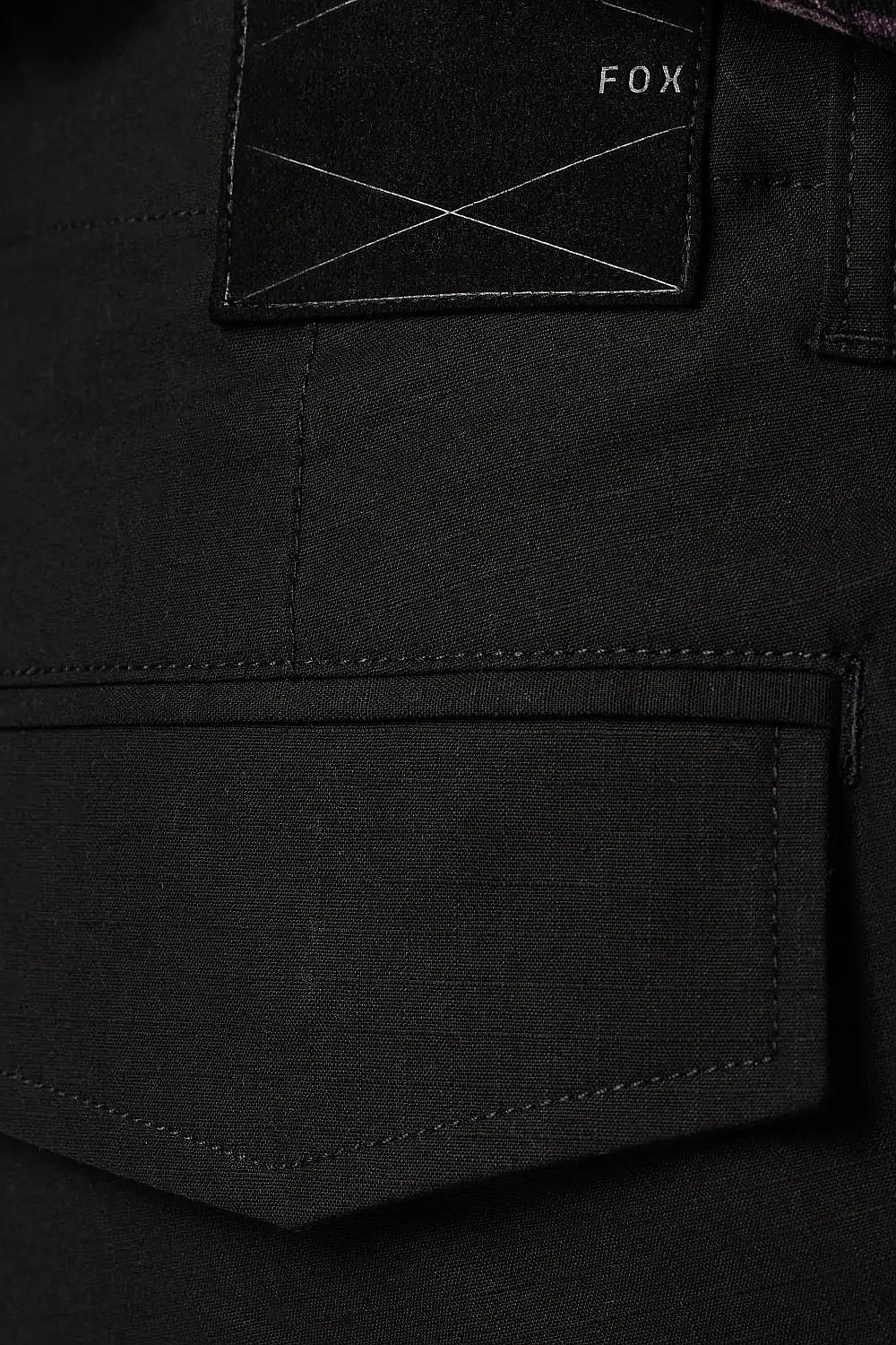 short Fox Cargo Ripstop - Black - men´s
