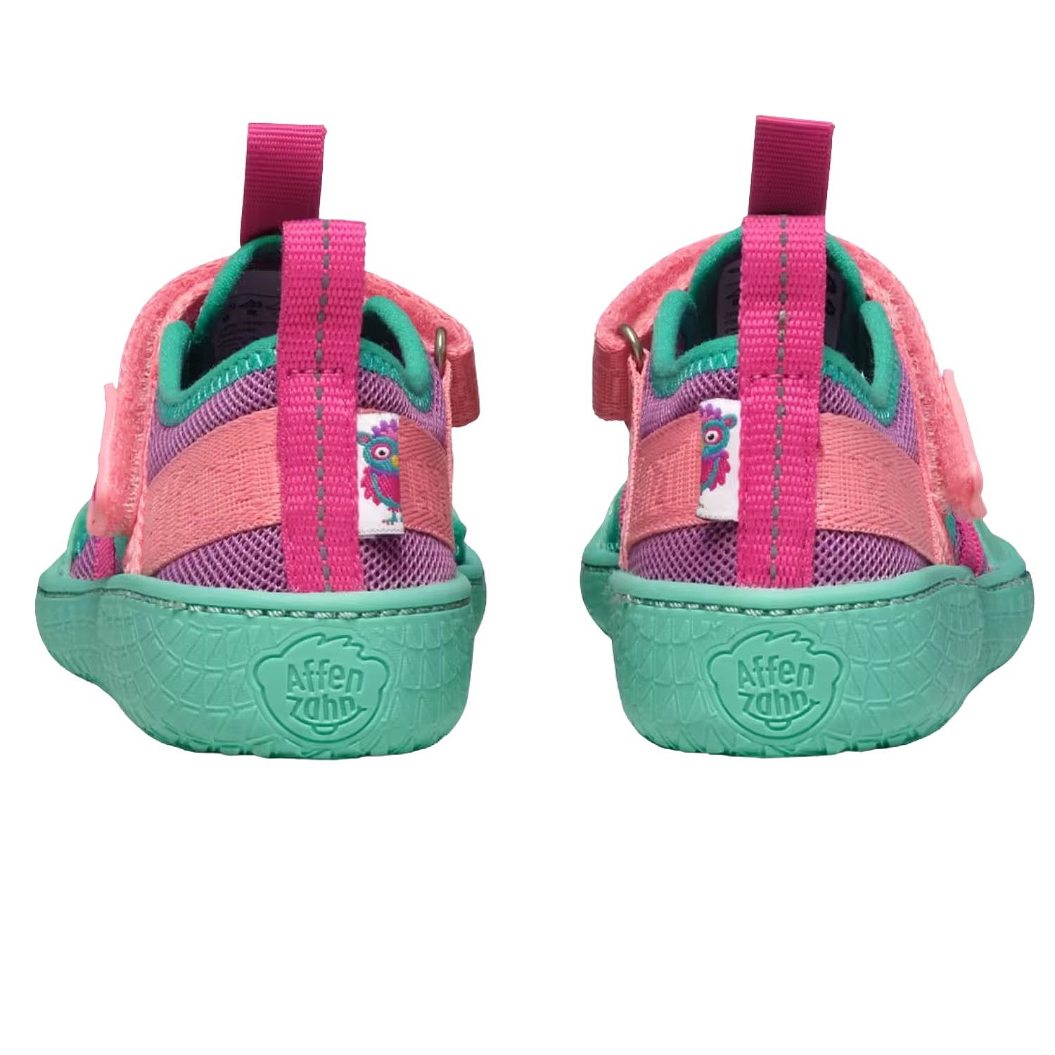 chaussures Affenzahn Vegan Roughy Owl - Purple - kid´s