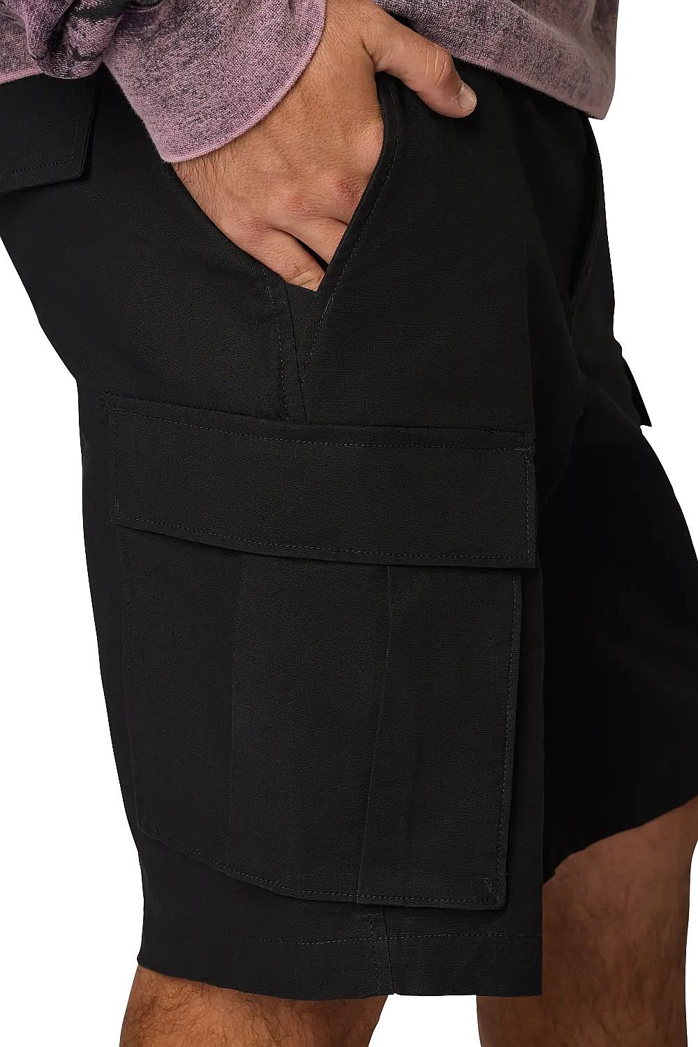 short Fox Cargo Ripstop - Black - men´s