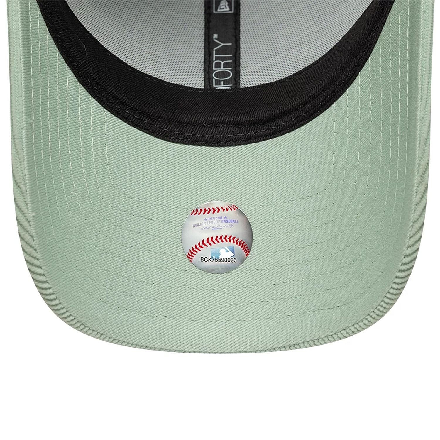 Kappe New Era 9FO Mini Cord MLB New York Yankees - Pastel Green - women´s