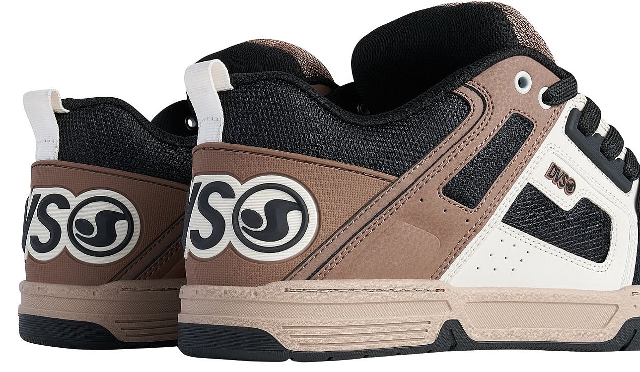 chaussures DVS Comanche - Black/Taupe/Brown/Suede - men´s