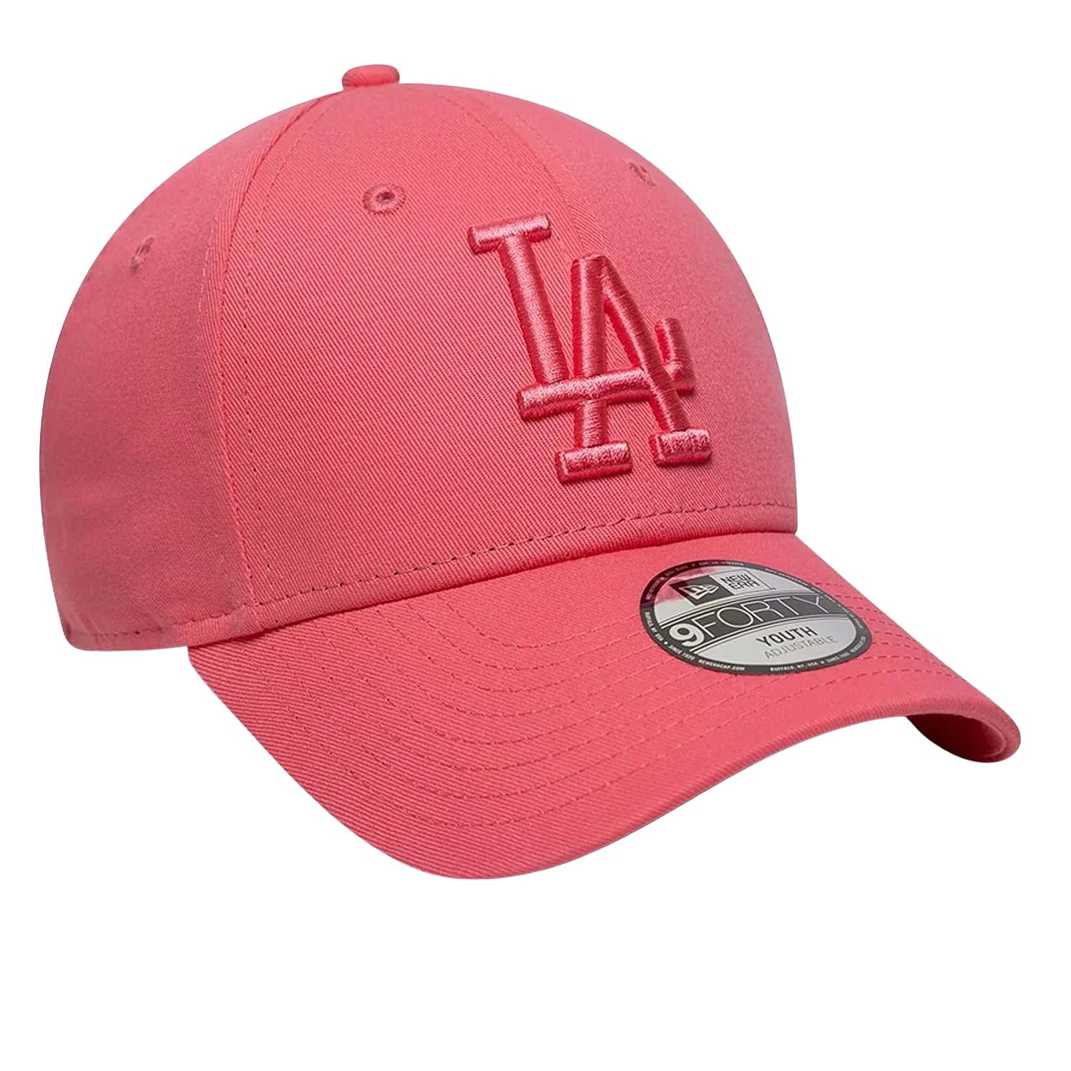 Kappe New Era 9FO League Ess.Trucker MLB Los Angeles Youth - Thrift Pink - unisex junior