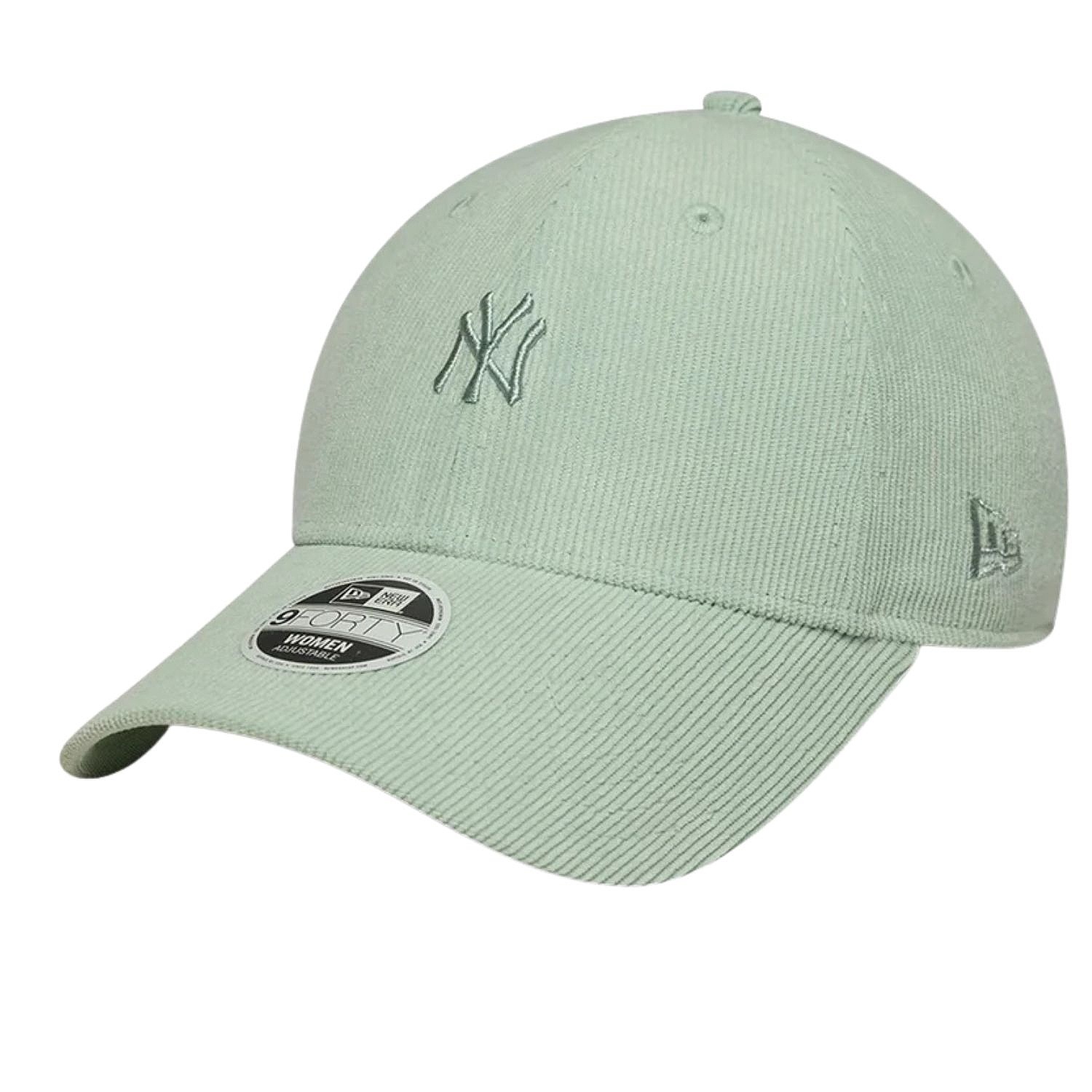 Kappe New Era 9FO Mini Cord MLB New York Yankees - Pastel Green - women´s
