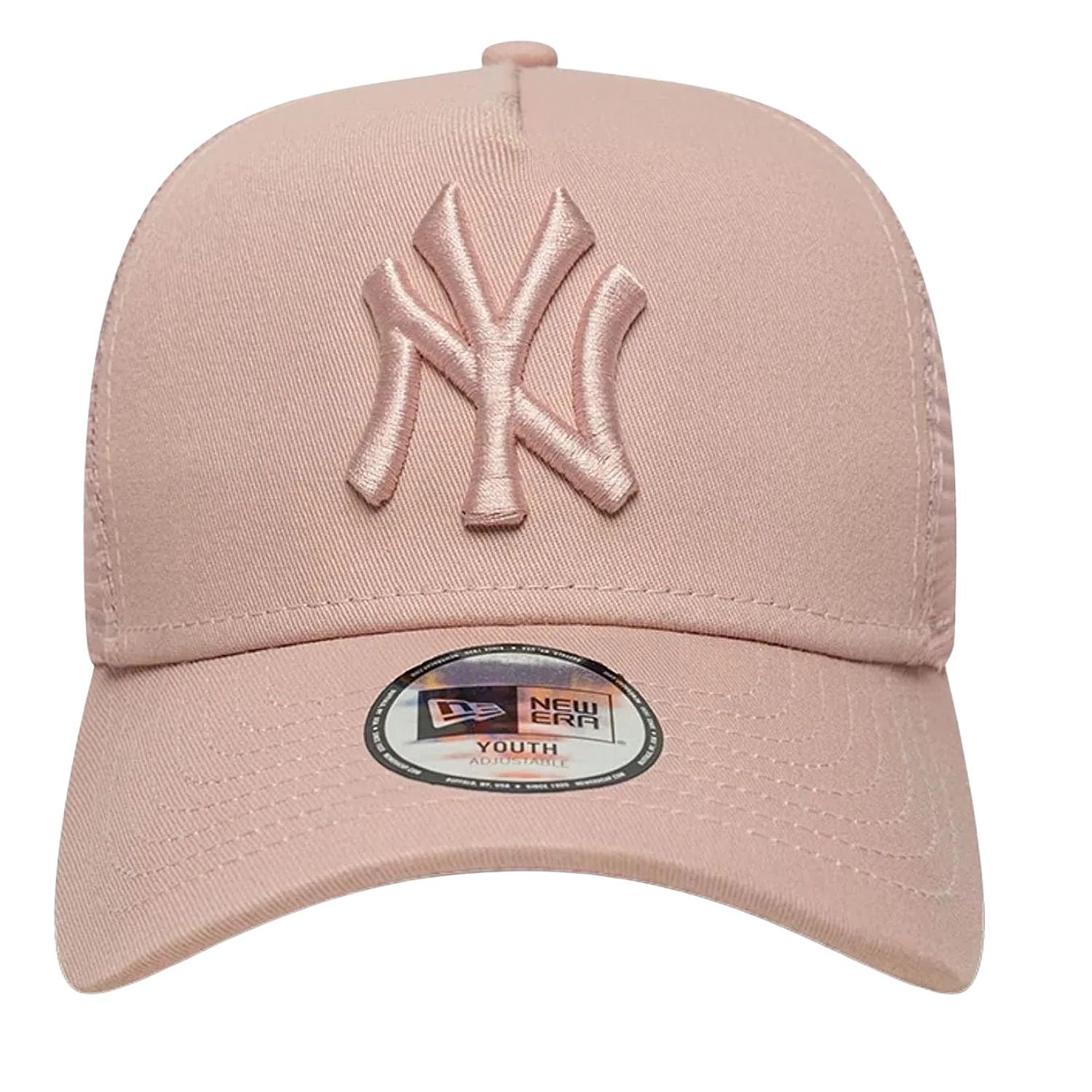 Kappe New Era 9FO AF League Trucker MLB New York Yankees Youth - Pink Rouge - unisex junior