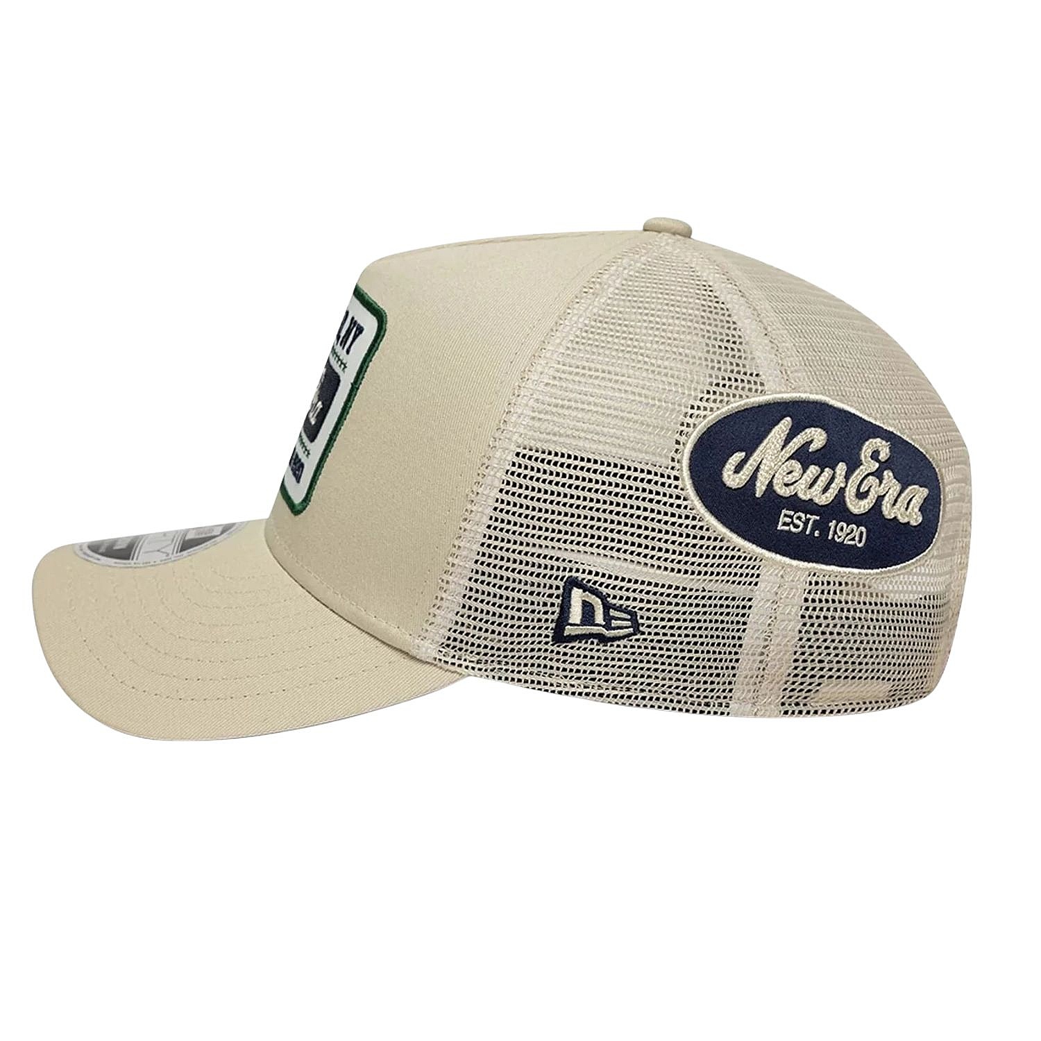 Kappe New Era 9FO M-Crown AF Multi Patch Trucker Branded - Stone - men´s