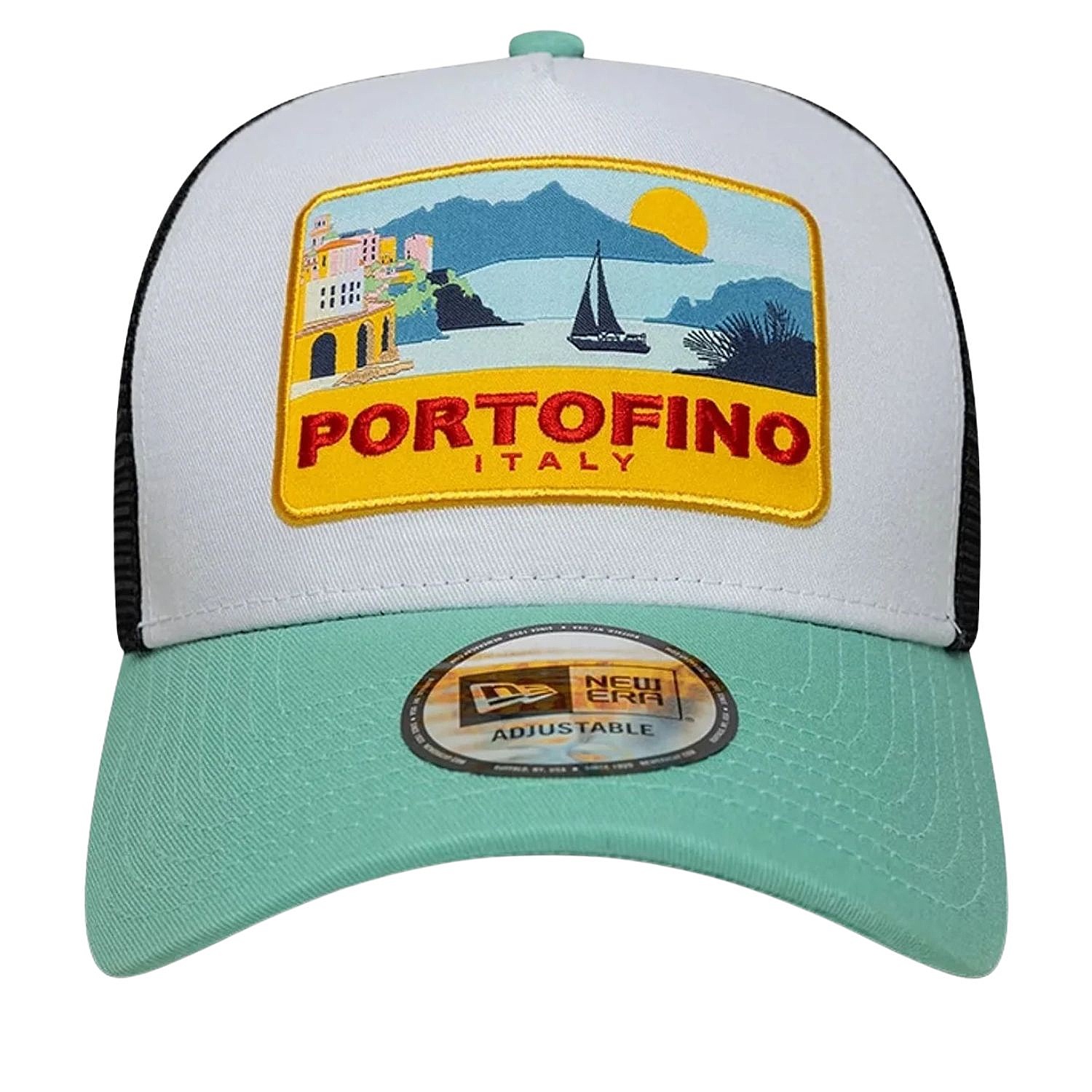 casquette New Era 9FO AF Location Patch Trucker Branded - Green Pastel - men´s