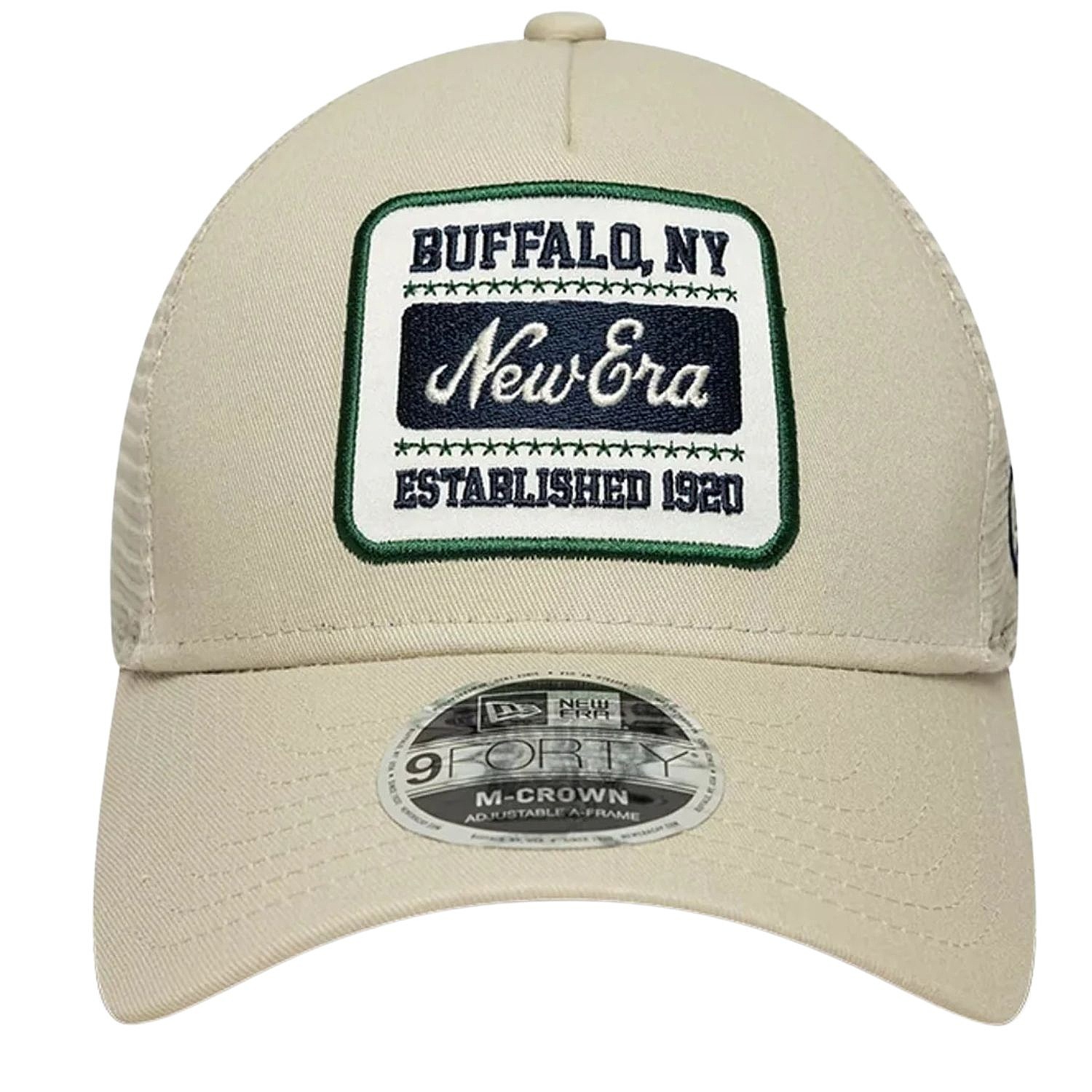 Kappe New Era 9FO M-Crown AF Multi Patch Trucker Branded - Stone - men´s