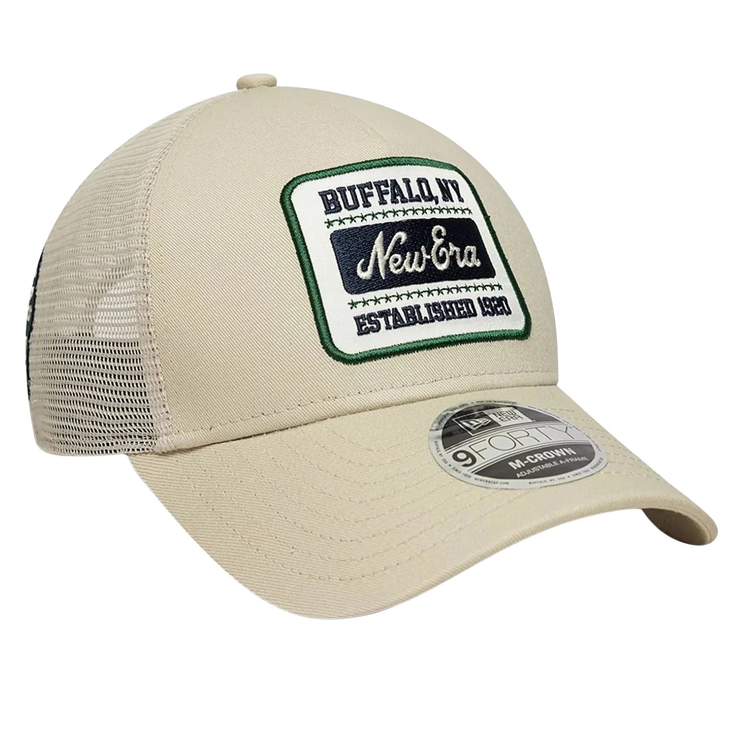 Kappe New Era 9FO M-Crown AF Multi Patch Trucker Branded - Stone - men´s