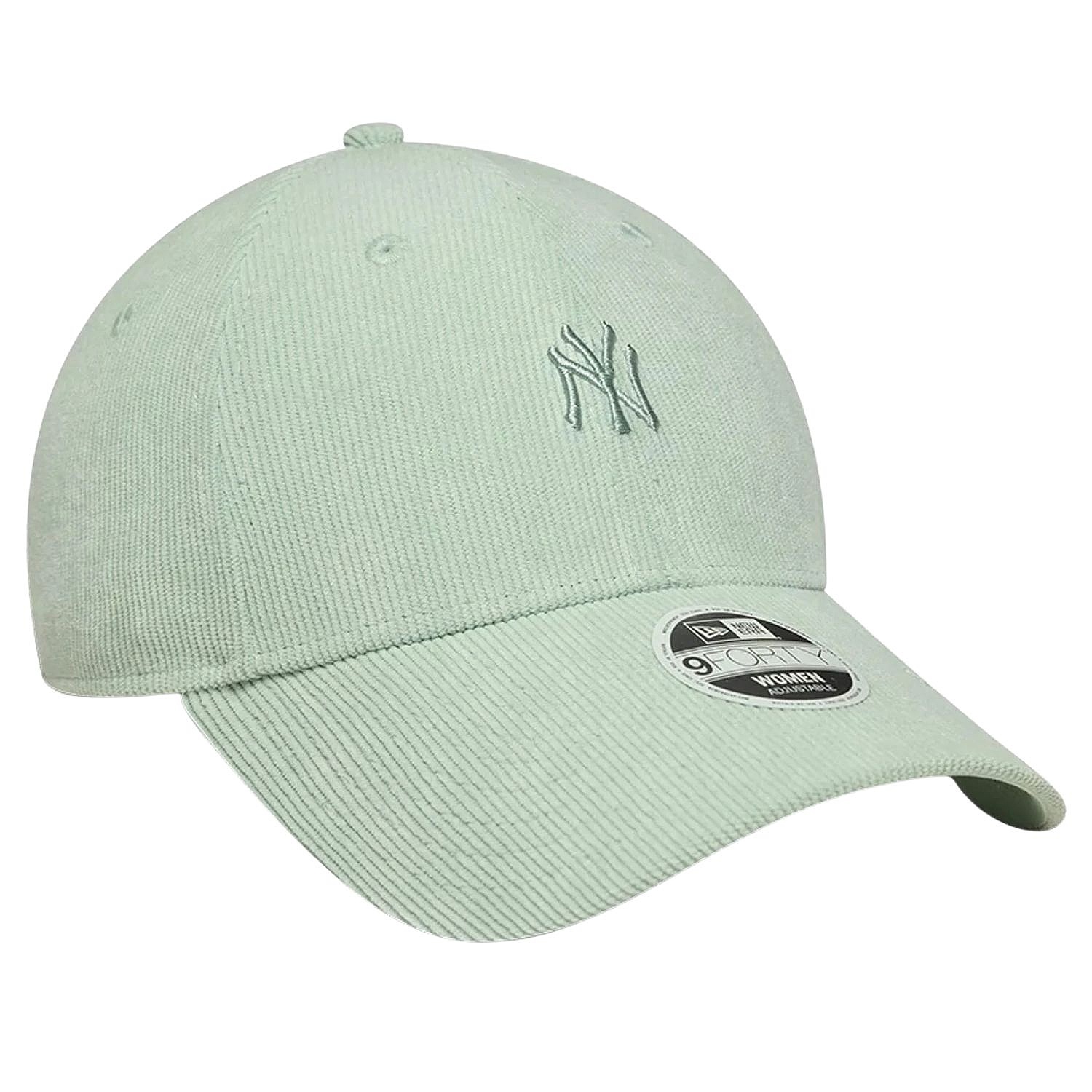 Kappe New Era 9FO Mini Cord MLB New York Yankees - Pastel Green - women´s