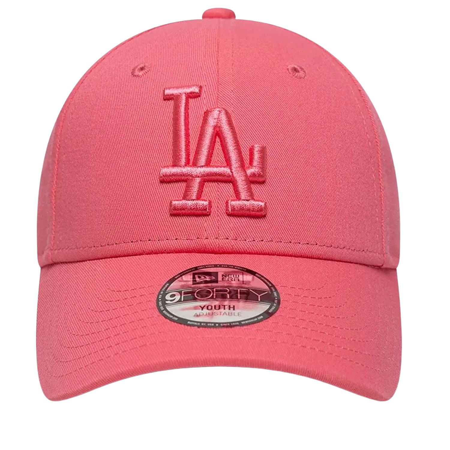 Kappe New Era 9FO League Ess.Trucker MLB Los Angeles Youth - Thrift Pink - unisex junior