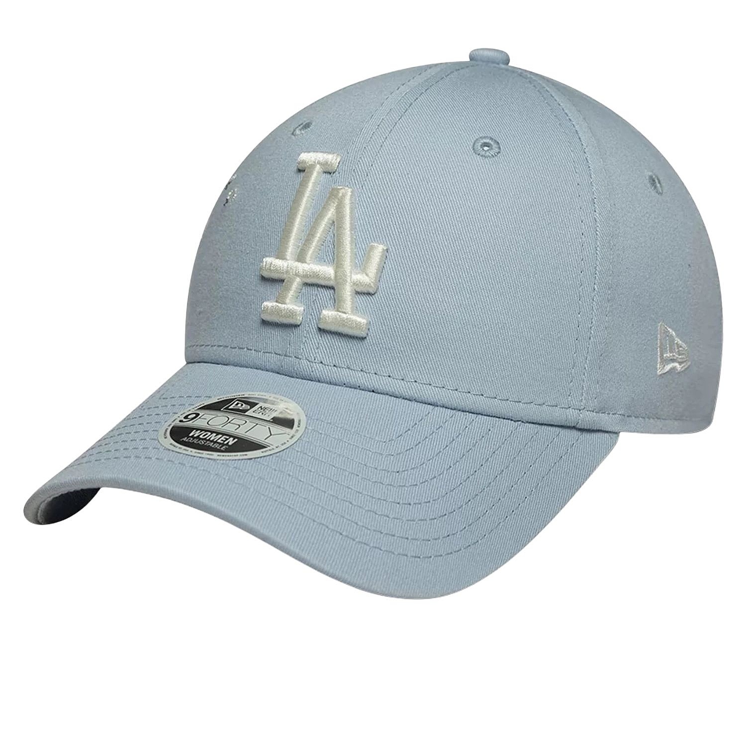 Kappe New Era 9FO Floral Icon MLB Los Angeles Dodgers - Soft Blue/Light Cream - women´s