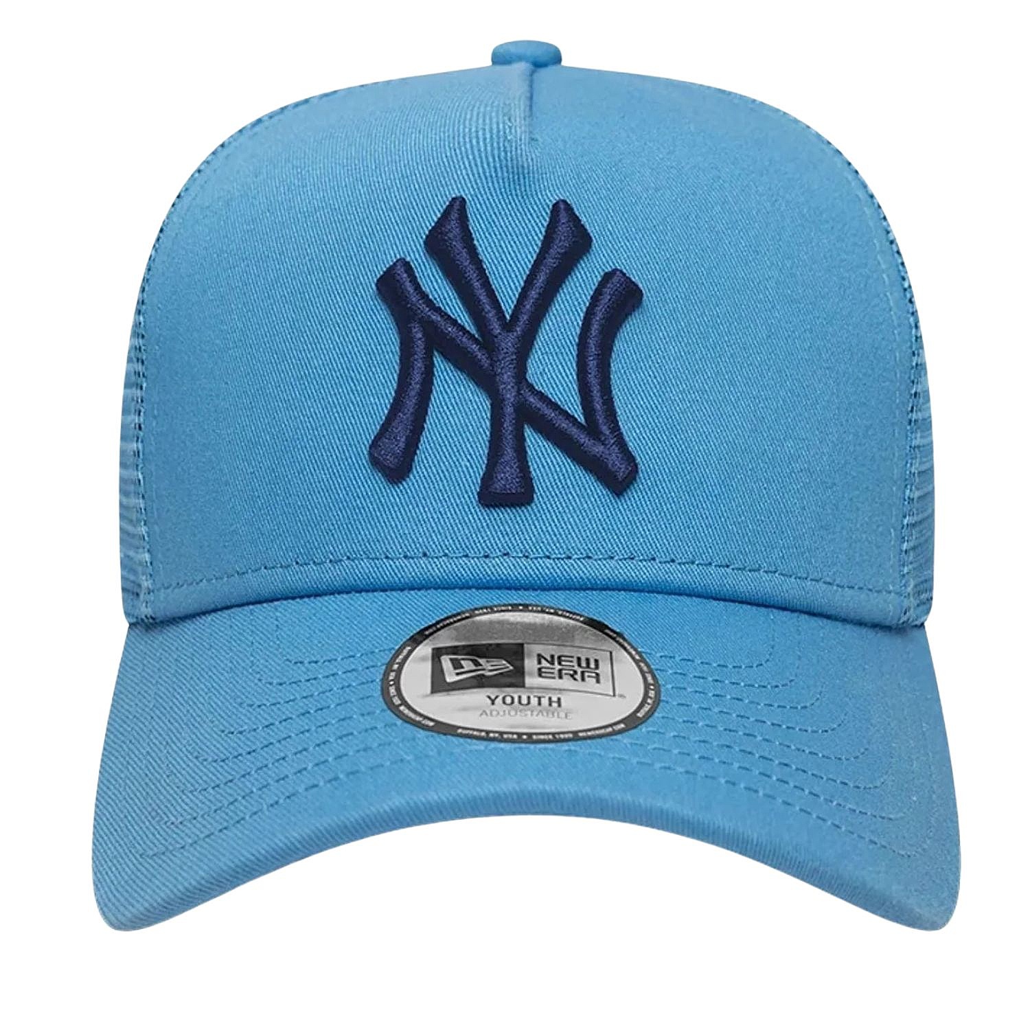 Kappe New Era 9FO AF League Trucker MLB New York Yankees Youth - Radiant Blue/Oceanside Blue - unisex junior