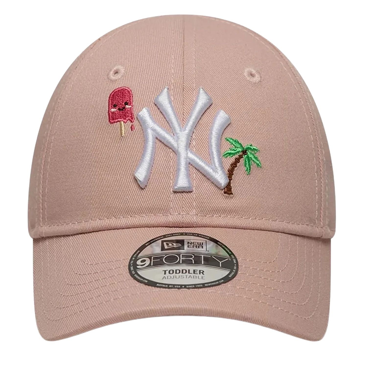 Kappe New Era 9FO Summer Icon MLB New York Yankees Toddler - Pink Rouge/White - kid´s