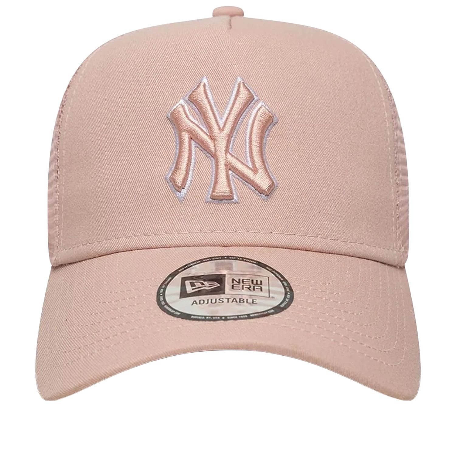 Kappe New Era 9FO AF Outline Trucker MLB New York Yankees - Pink Rouge/White - men´s