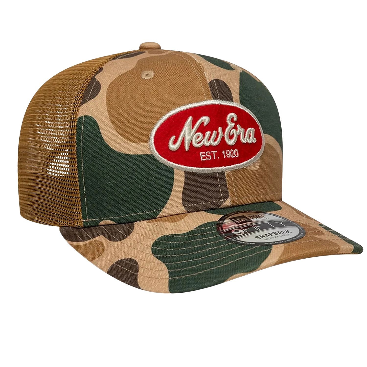 casquette New Era 9FI Duck Camo Trucker - Wheat - men´s