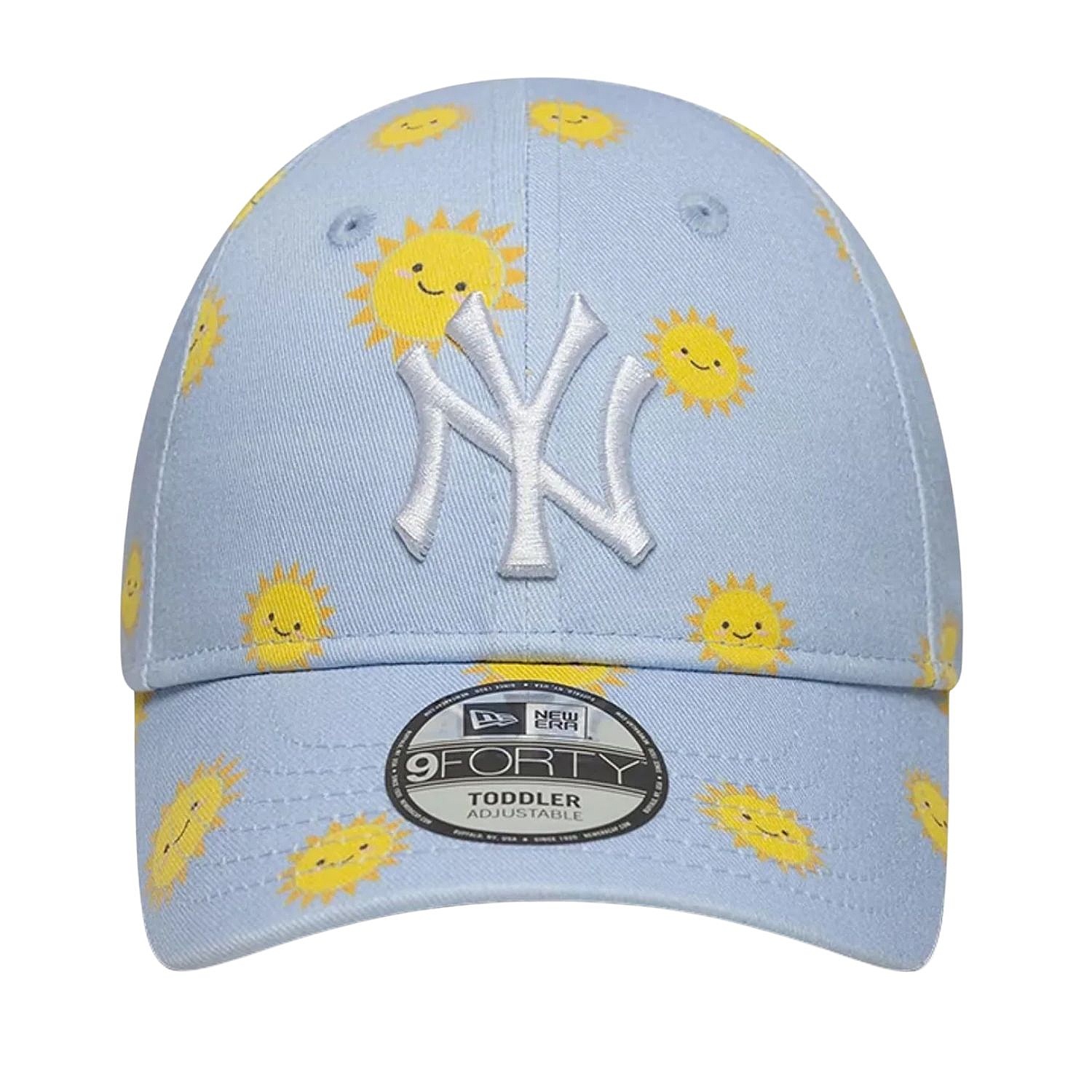Kappe New Era 9FO Summer Aop MLB New York Yankees Toddler - Soft Blue/Cyber Yellow - kid´s
