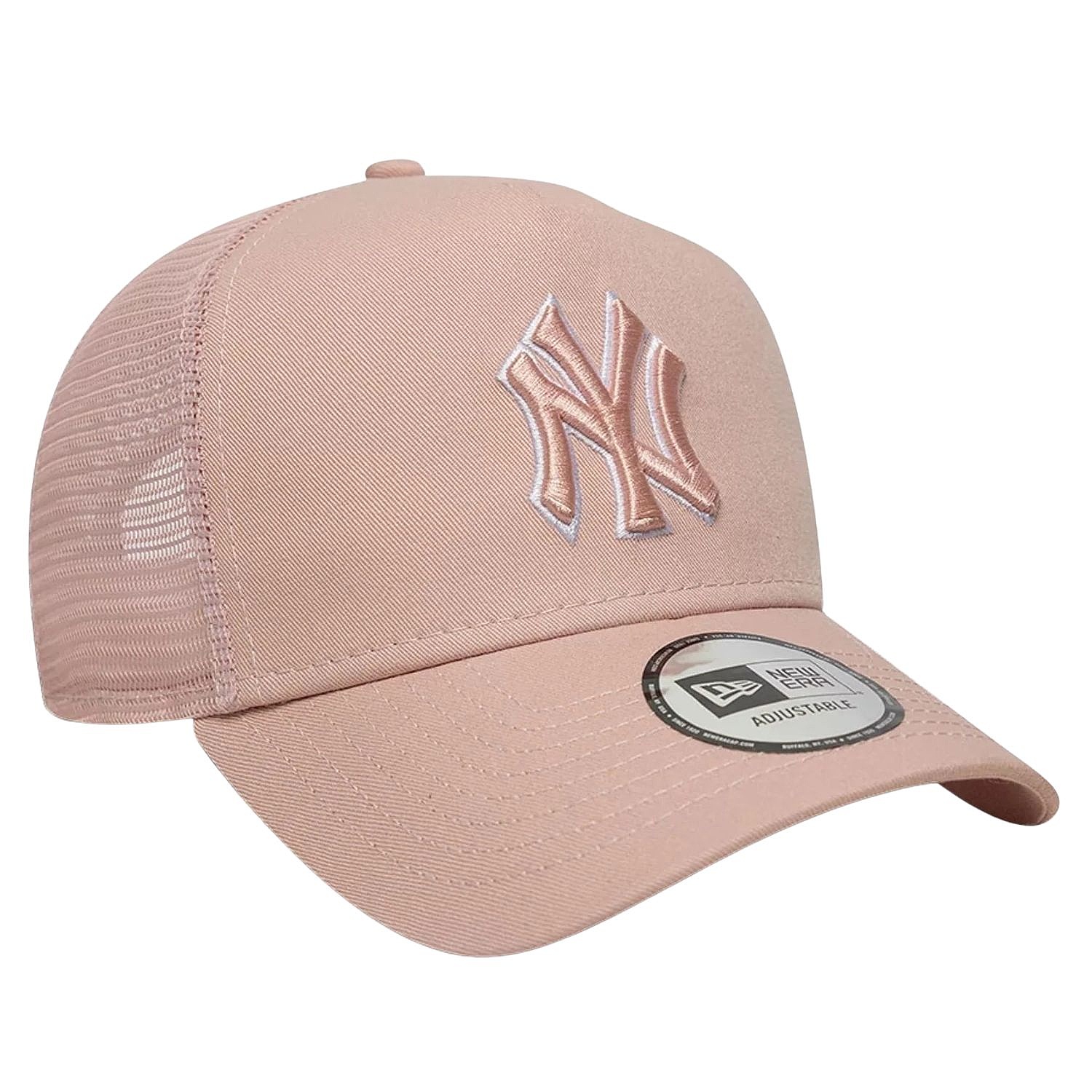 Kappe New Era 9FO AF Outline Trucker MLB New York Yankees - Pink Rouge/White - men´s