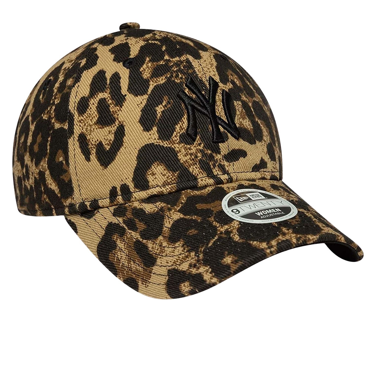 Kappe New Era 9T Leopard MLB New York Yankees - Brown Suede/Camel - women´s