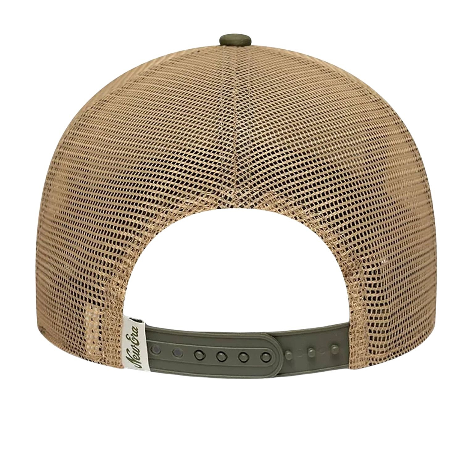 czapka z daszkiem New Era 9FO M-Crown AF Trucker Branded - New Olive/Stone - men´s