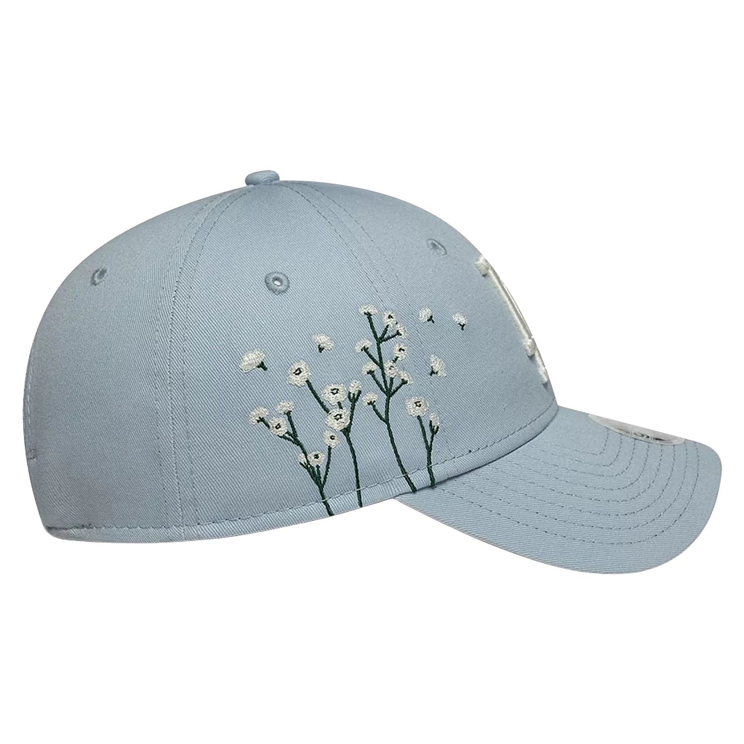 Kappe New Era 9FO Floral Icon MLB Los Angeles Dodgers - Soft Blue/Light Cream - women´s
