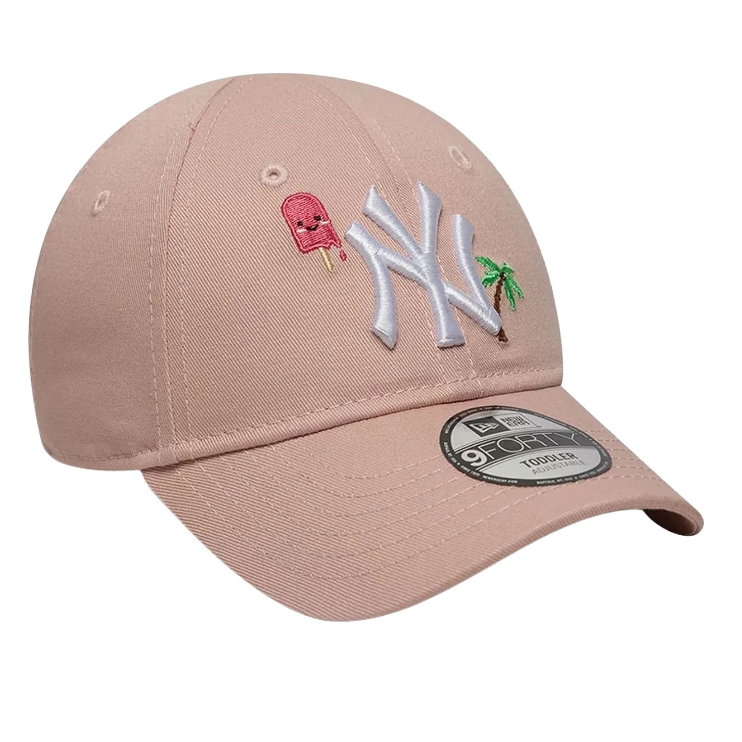 Kappe New Era 9FO Summer Icon MLB New York Yankees Toddler - Pink Rouge/White - kid´s