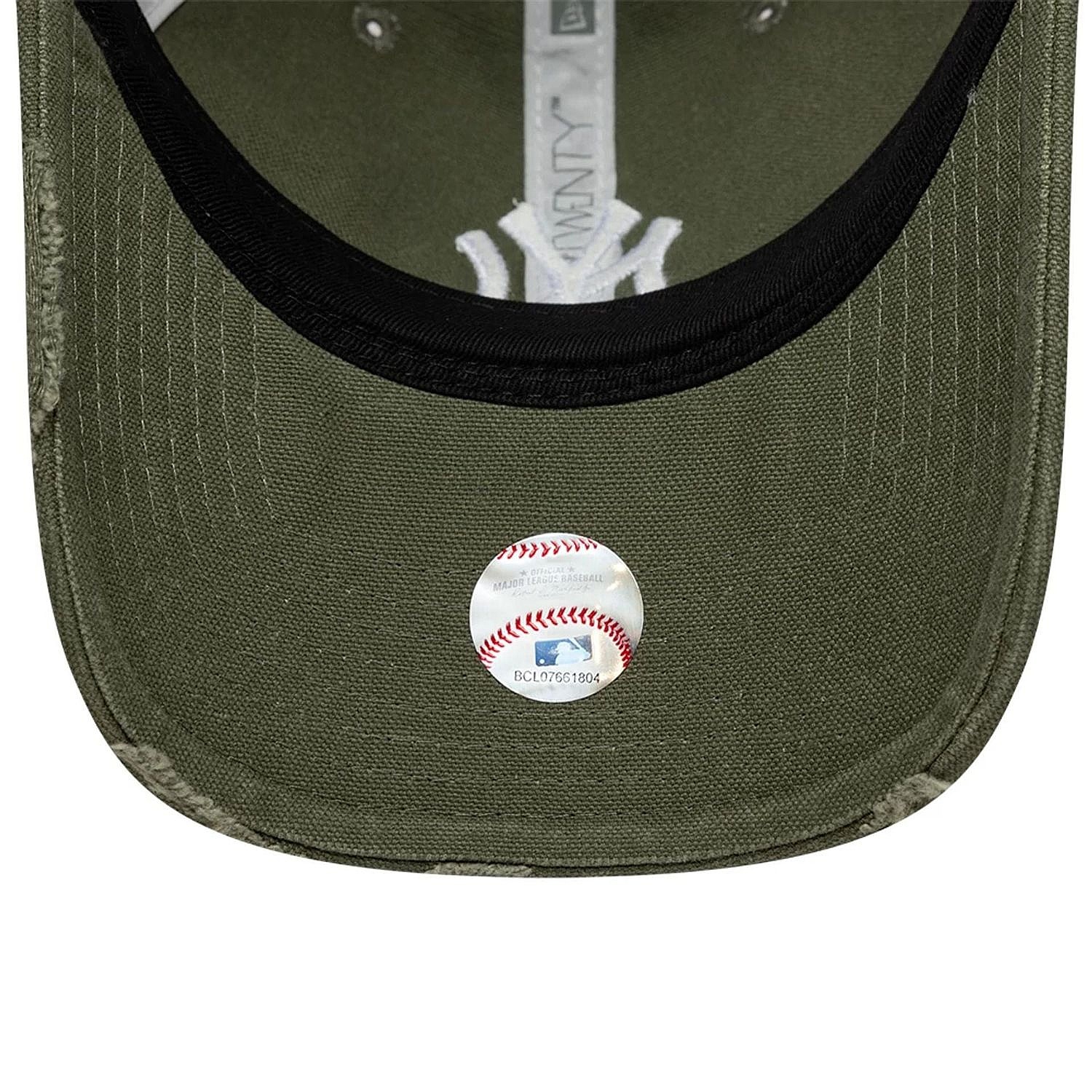 Kappe New Era 9T Cotton Canvas Trucker MLB New York Yankees - New Olive - men´s