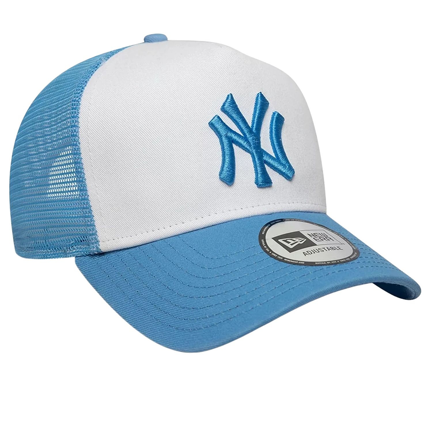 czapka z daszkiem New Era 9FO AF League Ess. Trucker MLB New York Yankees - Radiant Blue - men´s