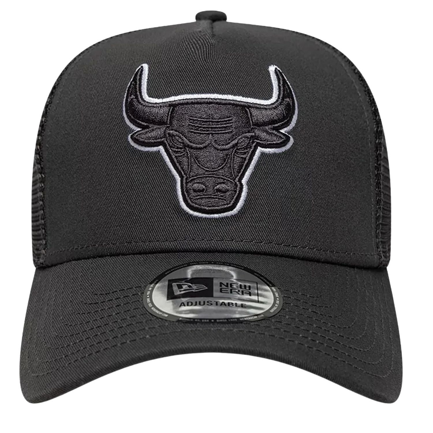 Kappe New Era 9FO AF Outline Trucker NBA Chicago Bulls - Steel Clouds/White - men´s