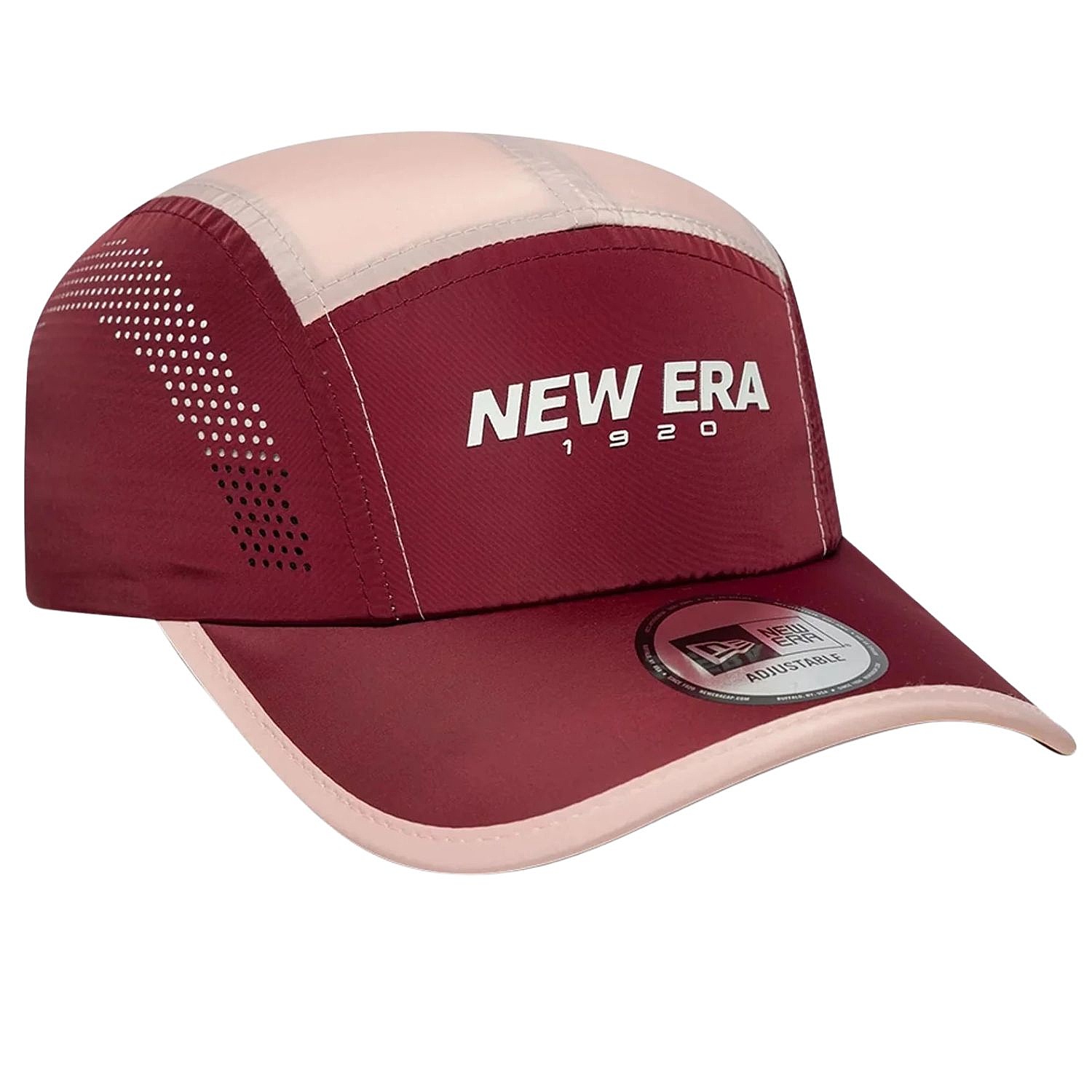 casquette New Era Runner Colour Block - Cardinal/Pink - men´s