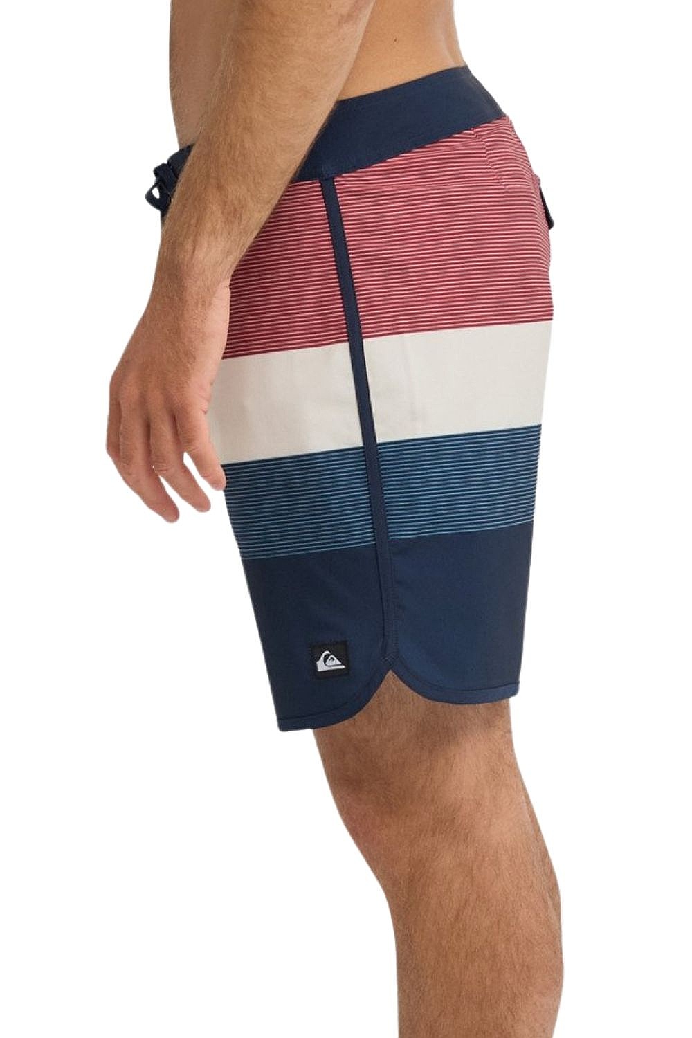 swimming shorts Quiksilver Surfsilk Scallop 18 - KTP7/Dark Navy Tijuana - men´s