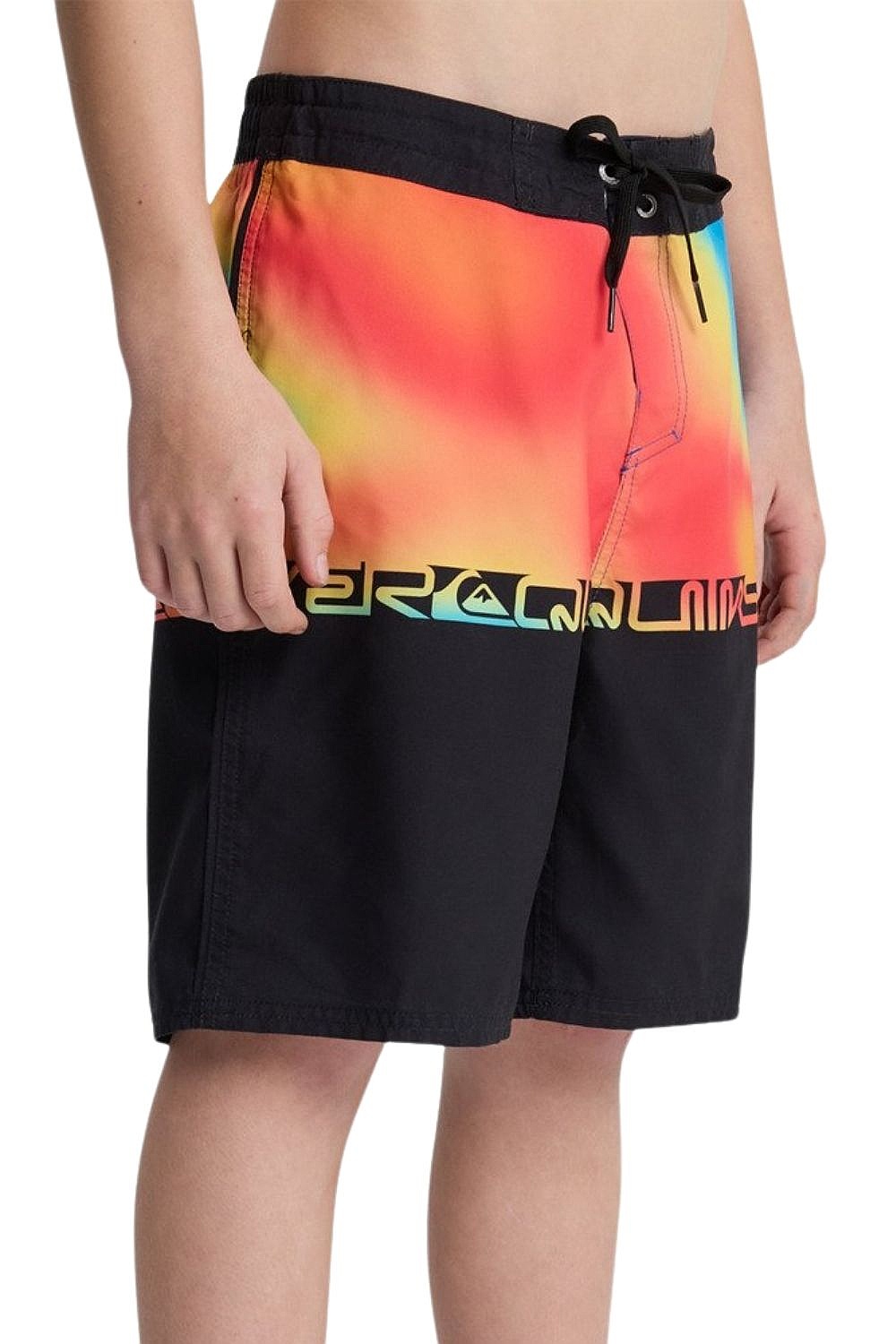 Badeshorts Quiksilver Everyday Half Jam 17 - KVJ6/Black Wordblock - boy´s
