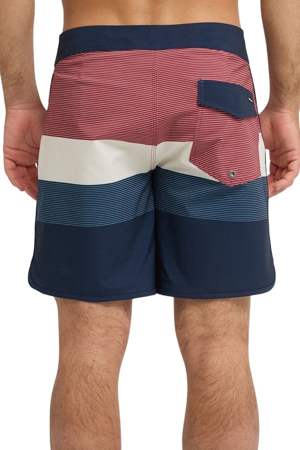 swimming shorts Quiksilver Surfsilk Scallop 18 - KTP7/Dark Navy Tijuana - men´s