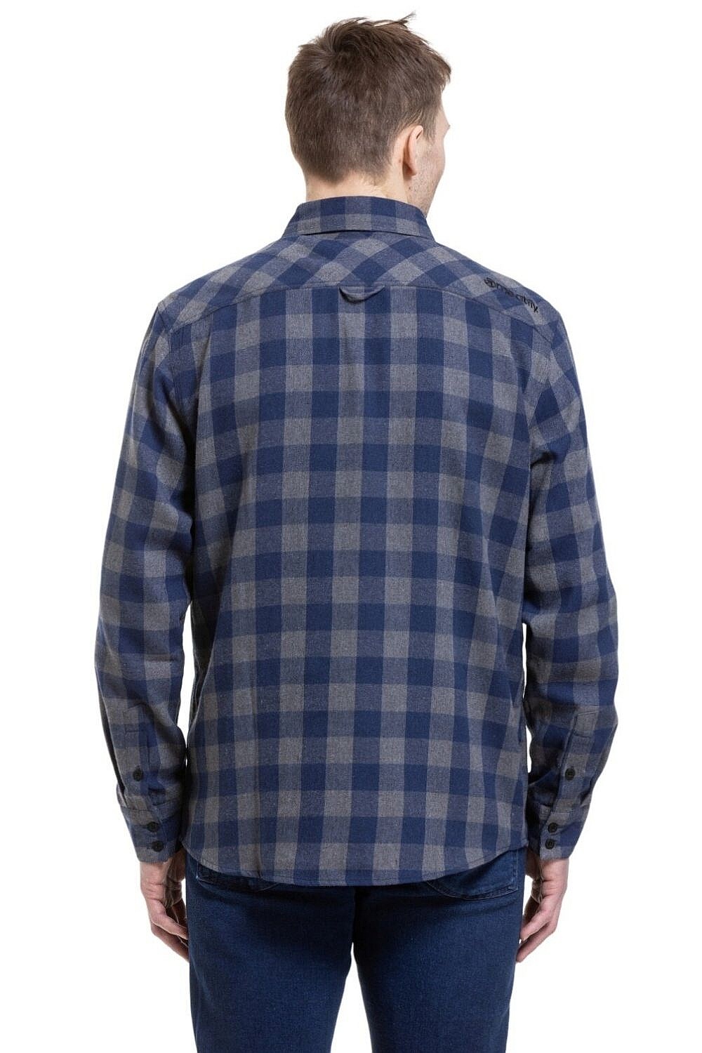 koszula Meatfly Kurt LS - Blue/Grey - men´s