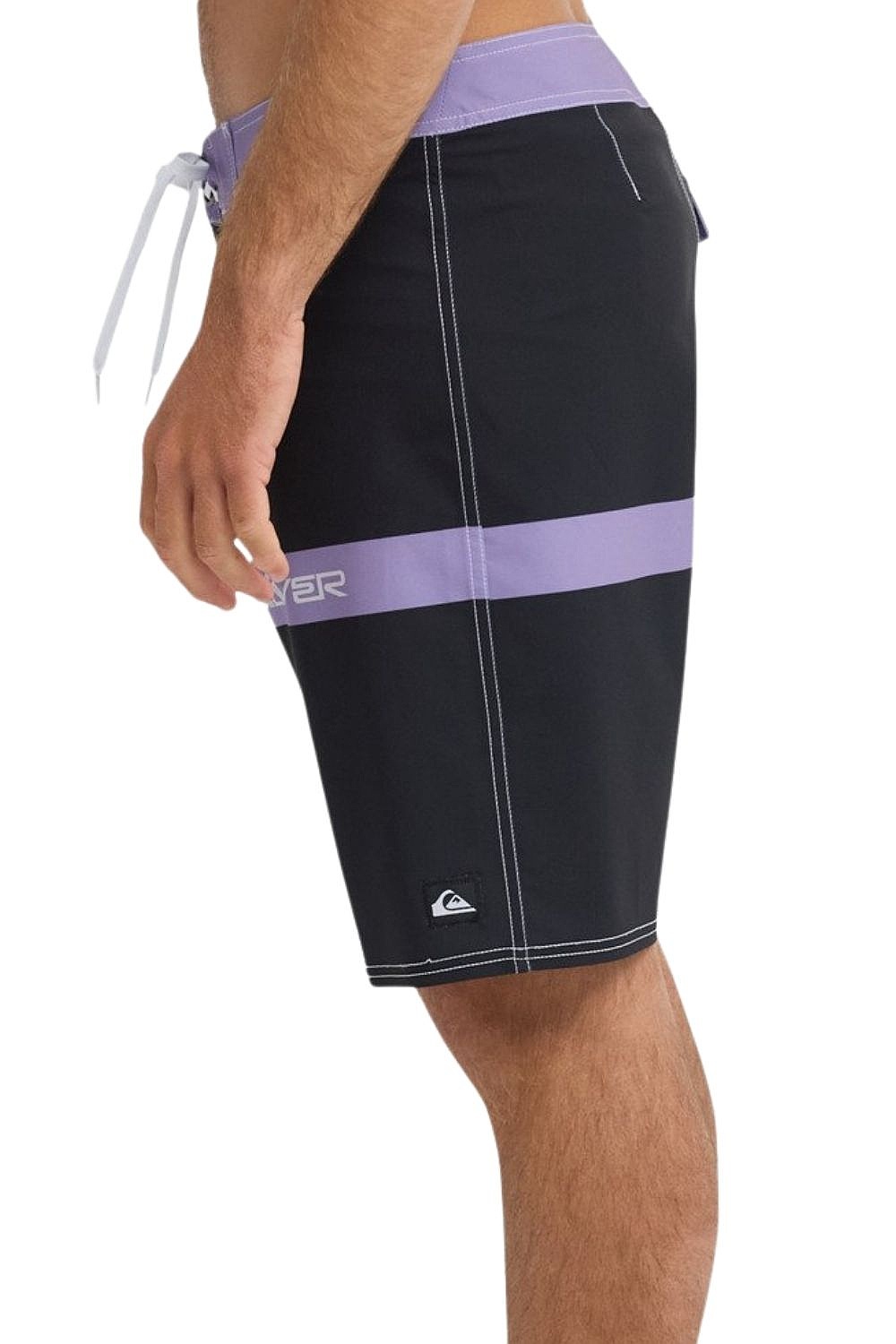 Badeshorts Quiksilver Surfsilk Straight 20 - KVJ6/Black Block Momentum - men´s