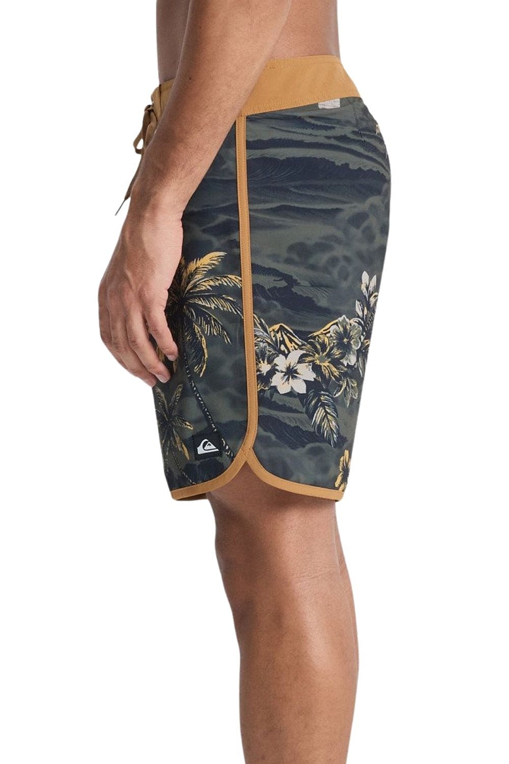 swimming shorts Quiksilver Surfsilk Scallop 18 - KVJ6/Black Sundown - men´s