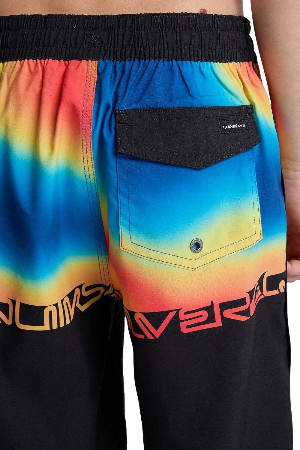 Badeshorts Quiksilver Everyday Half Jam 17 - KVJ6/Black Wordblock - boy´s