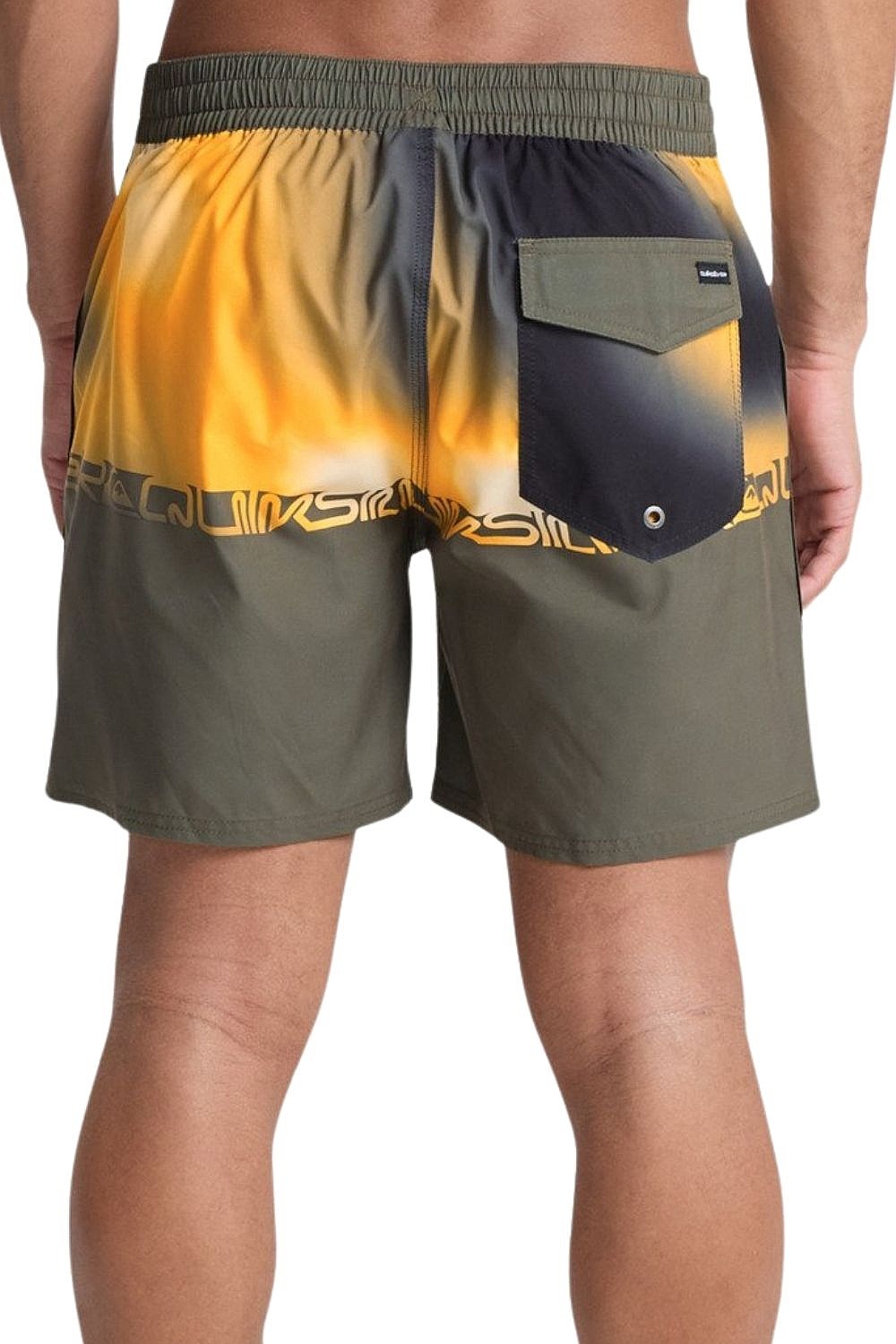 szorty kąpielowe Quiksilver Everyday Half Jam 16 - CRE6/Grape Leaf Wordblock - men´s