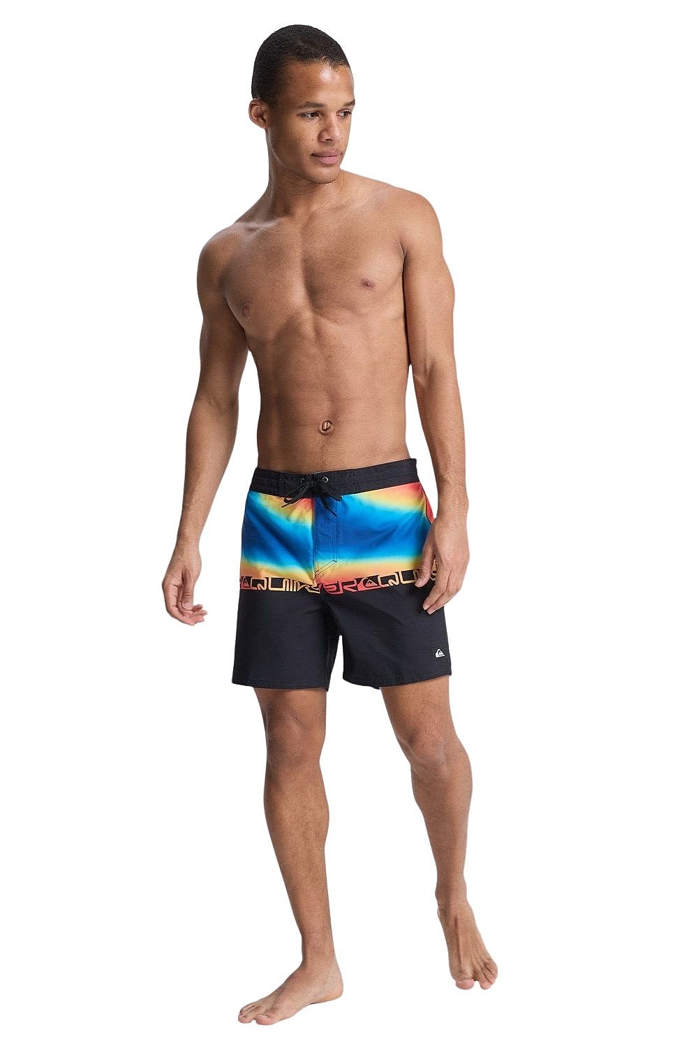 Short de bain Quiksilver Everyday Half Jam 16 - KVJ6/Black Wordblock - men´s