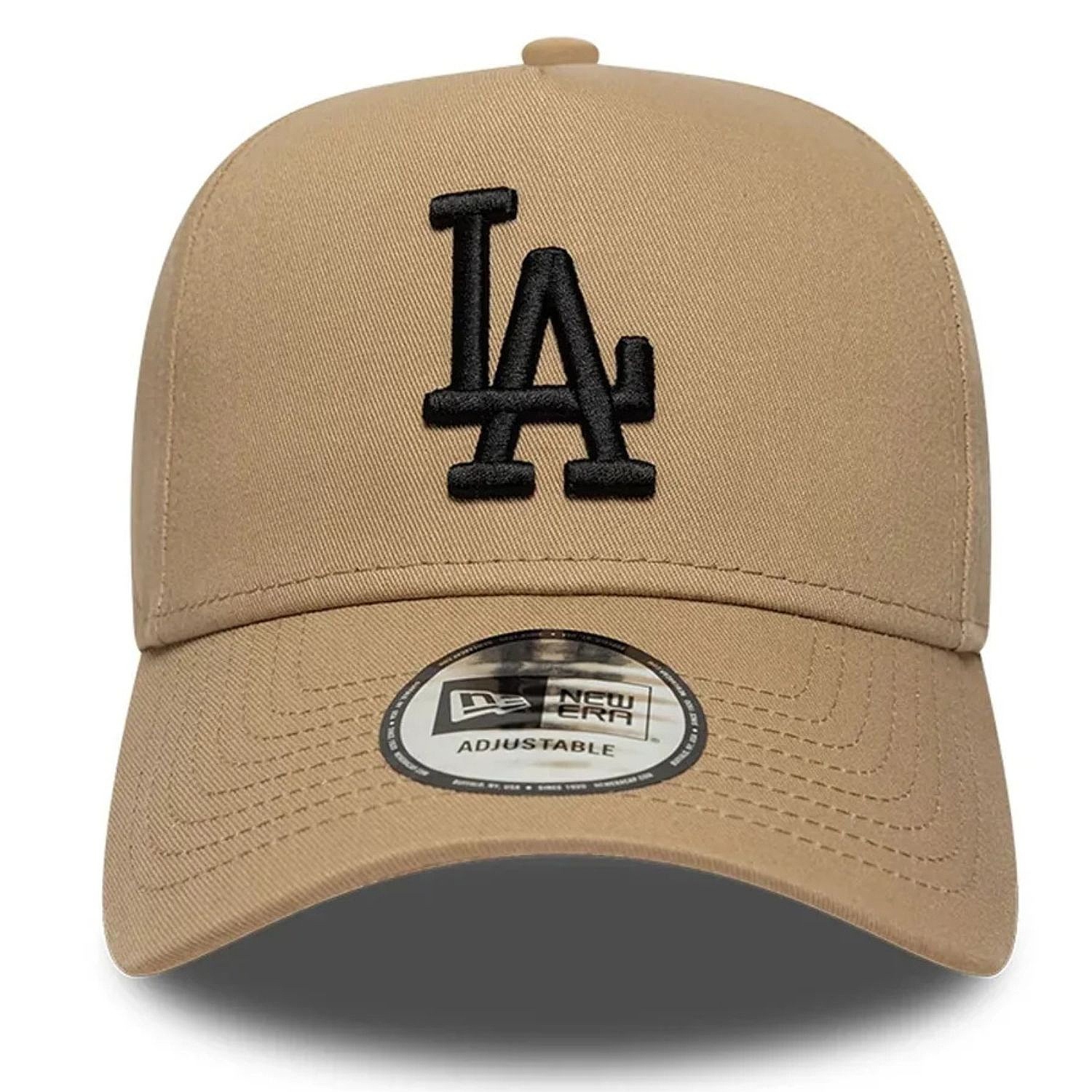 czapka z daszkiem New Era 9FO AF League Ess. Trucker MLB Los Angeles Dodgers - Camel/Black - men´s