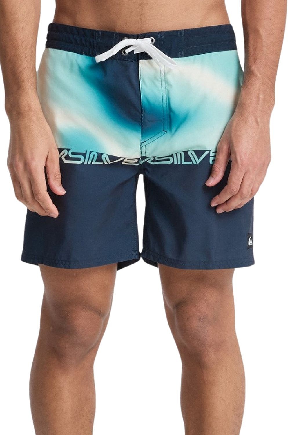 Short de bain Quiksilver Everyday Half Jam 16 - KTP7/Dark Navy Wordblock - men´s