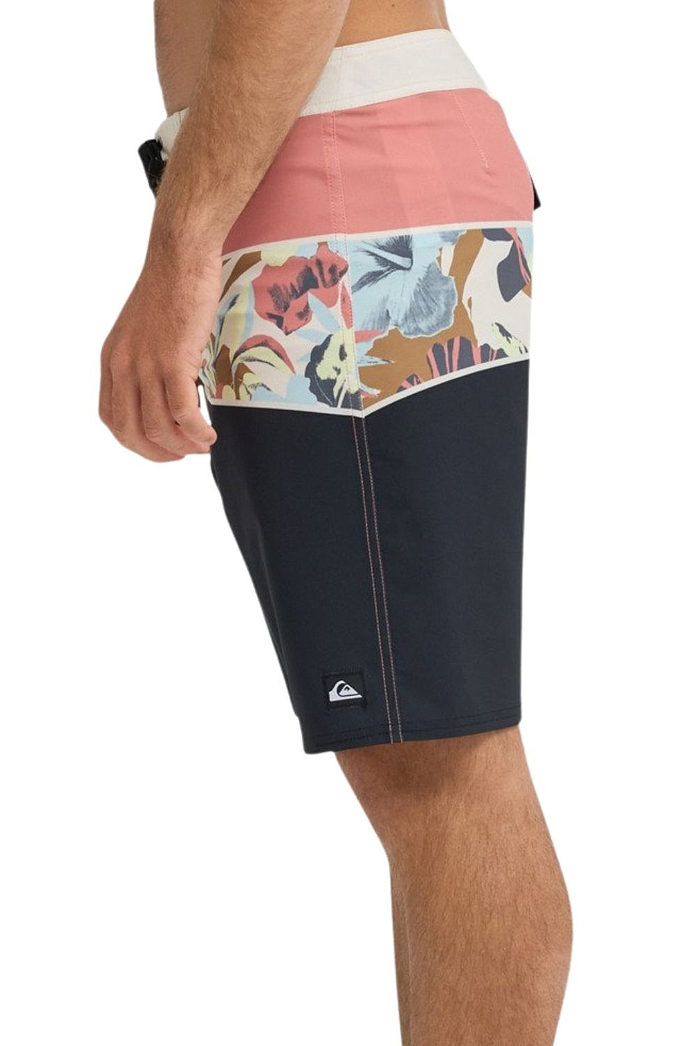 szorty kąpielowe Quiksilver Surfsilk Straight 20 - MKT6/Desert Sand Section - men´s